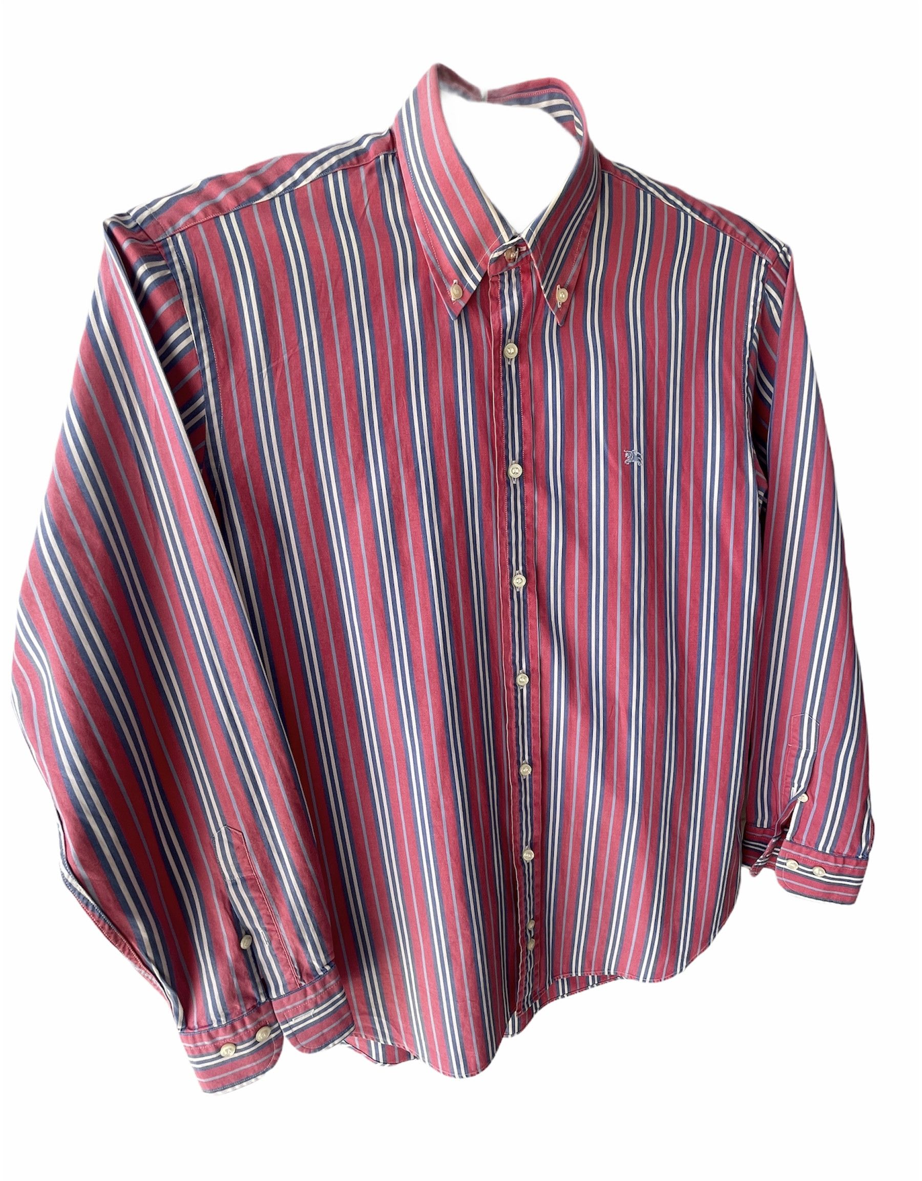 Burberry Burberry shirt striped pink white blue size M Size US M / EU 48-50 / 2 - 3 Thumbnail