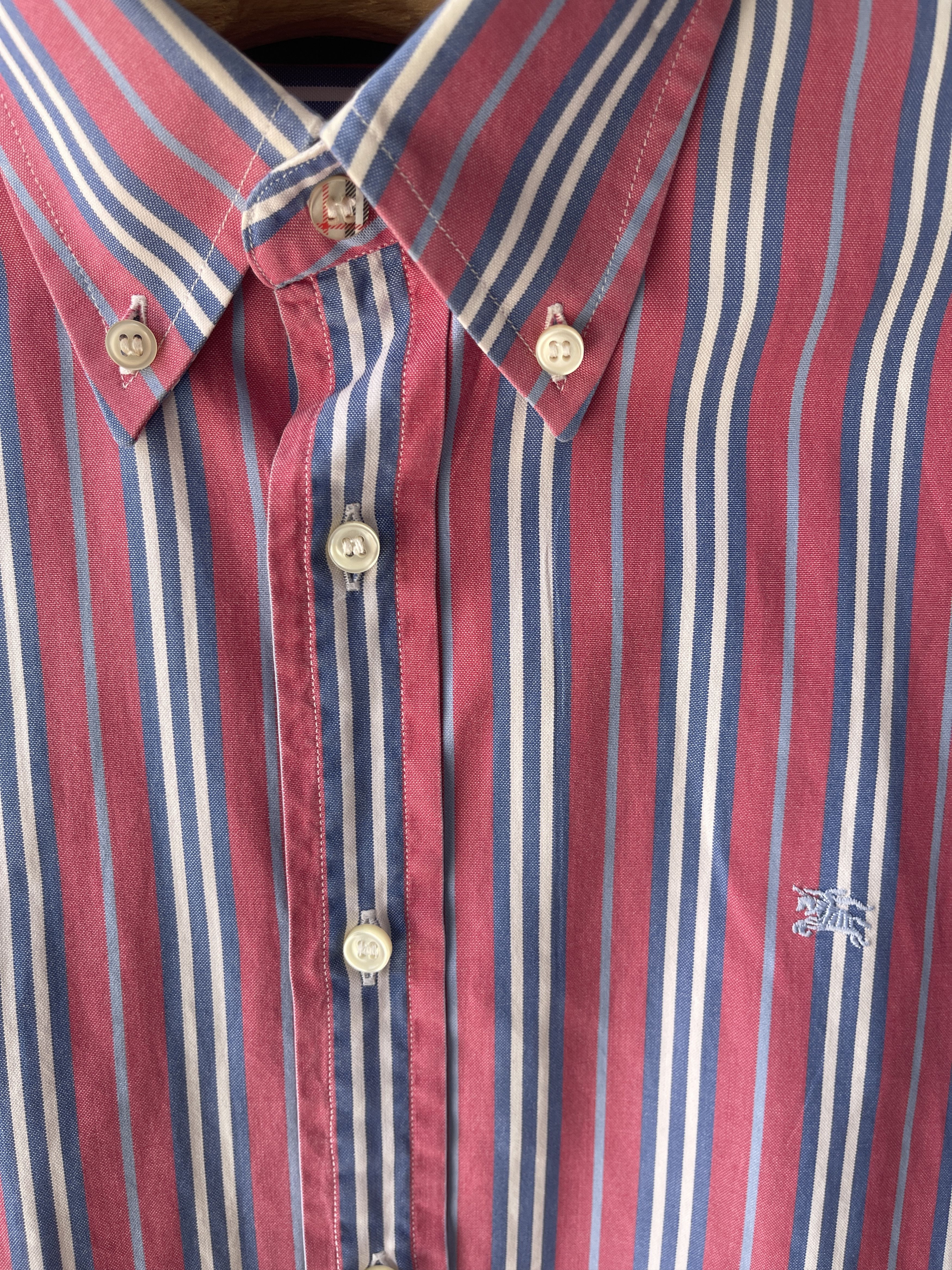 Burberry Burberry shirt striped pink white blue size M Size US M / EU 48-50 / 2 - 5 Thumbnail