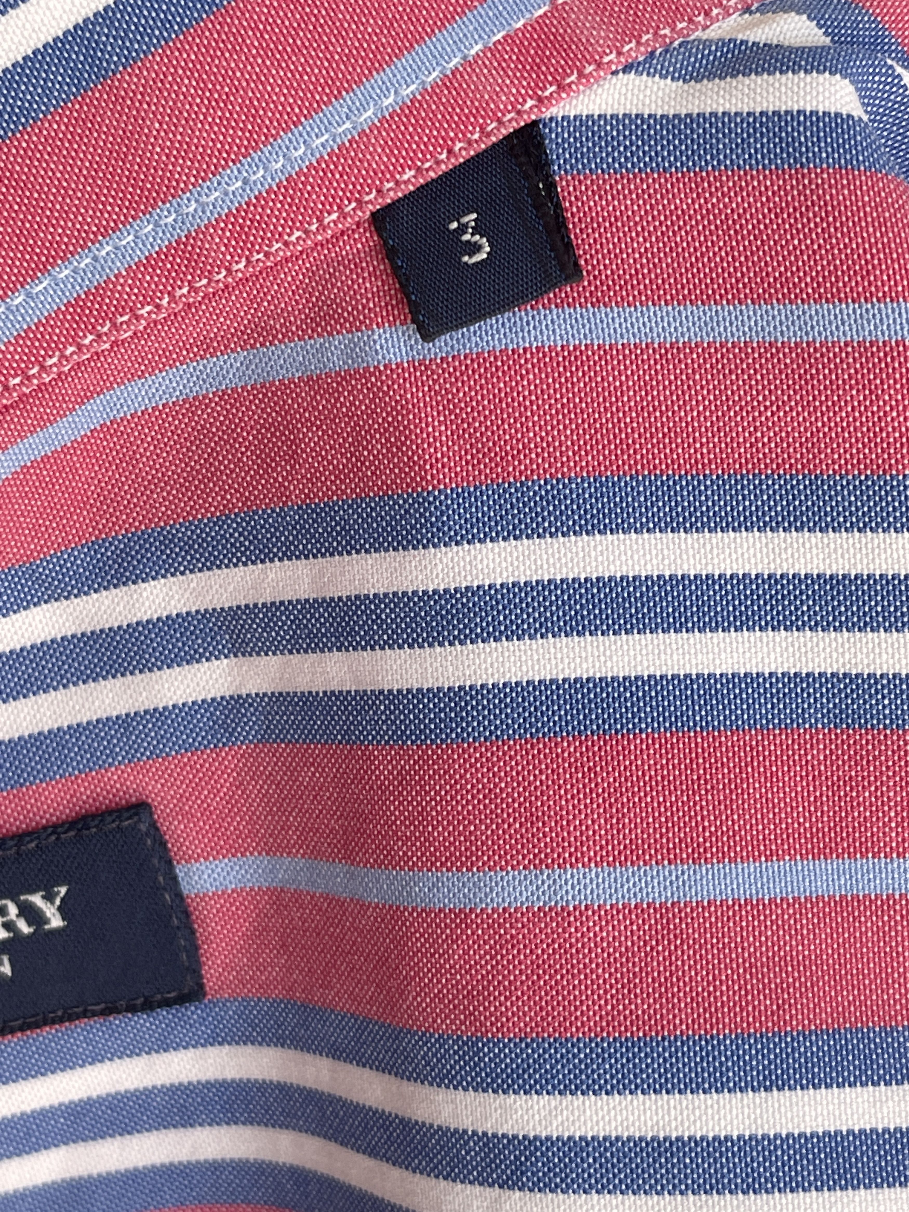 Burberry Burberry shirt striped pink white blue size M Size US M / EU 48-50 / 2 - 7 Thumbnail