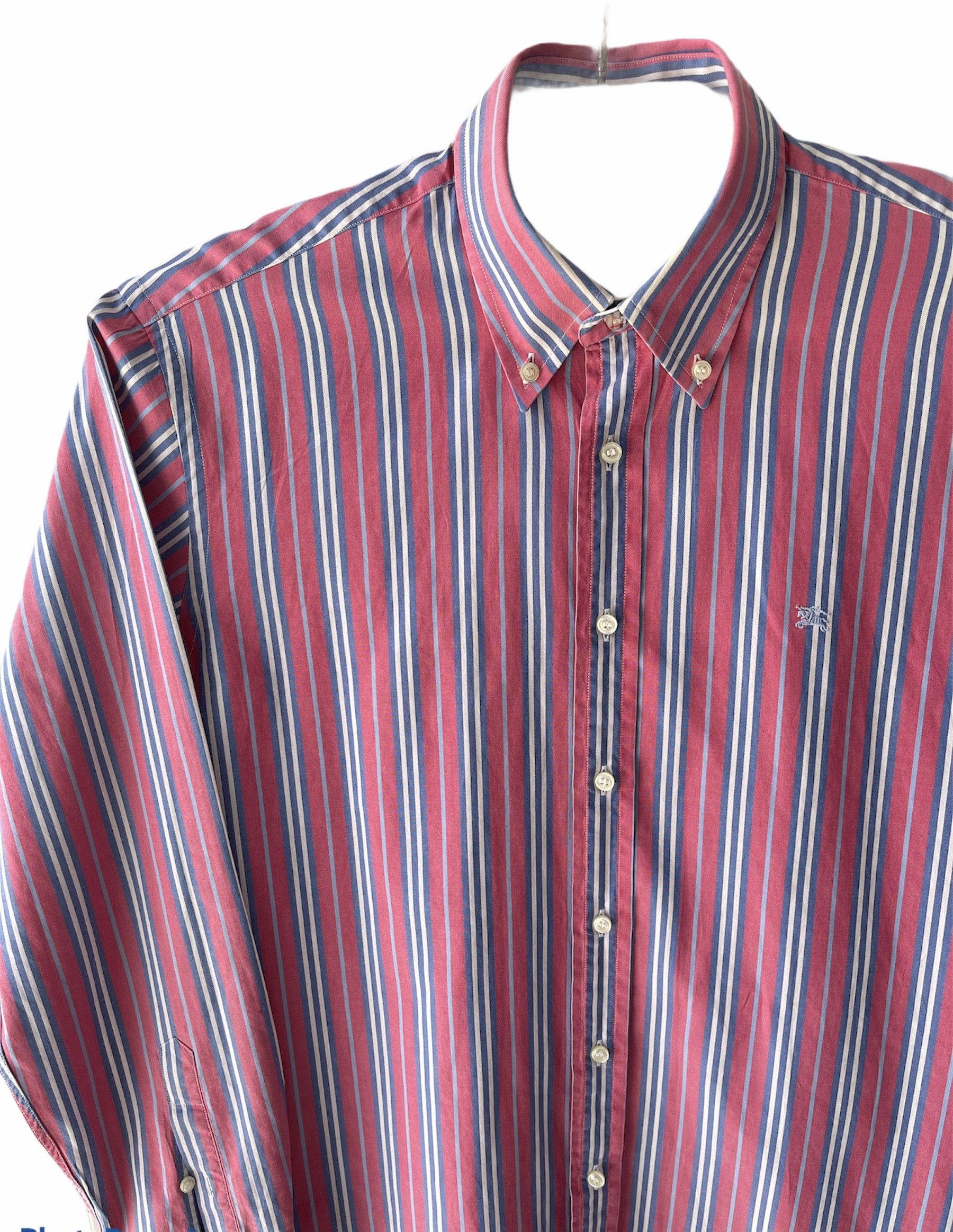 Burberry Burberry shirt striped pink white blue size M Size US M / EU 48-50 / 2 - 4 Thumbnail