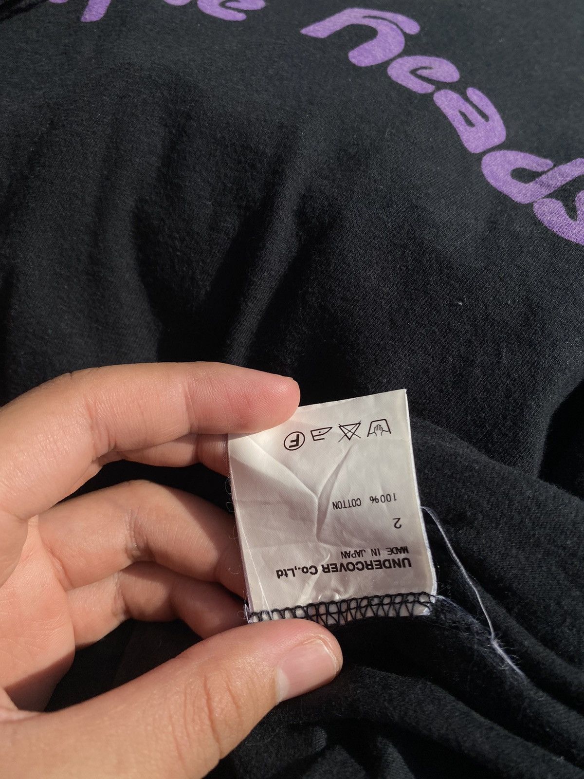 Undercover Undercover purple heads tee Size US M / EU 48-50 / 2 - 5 Thumbnail