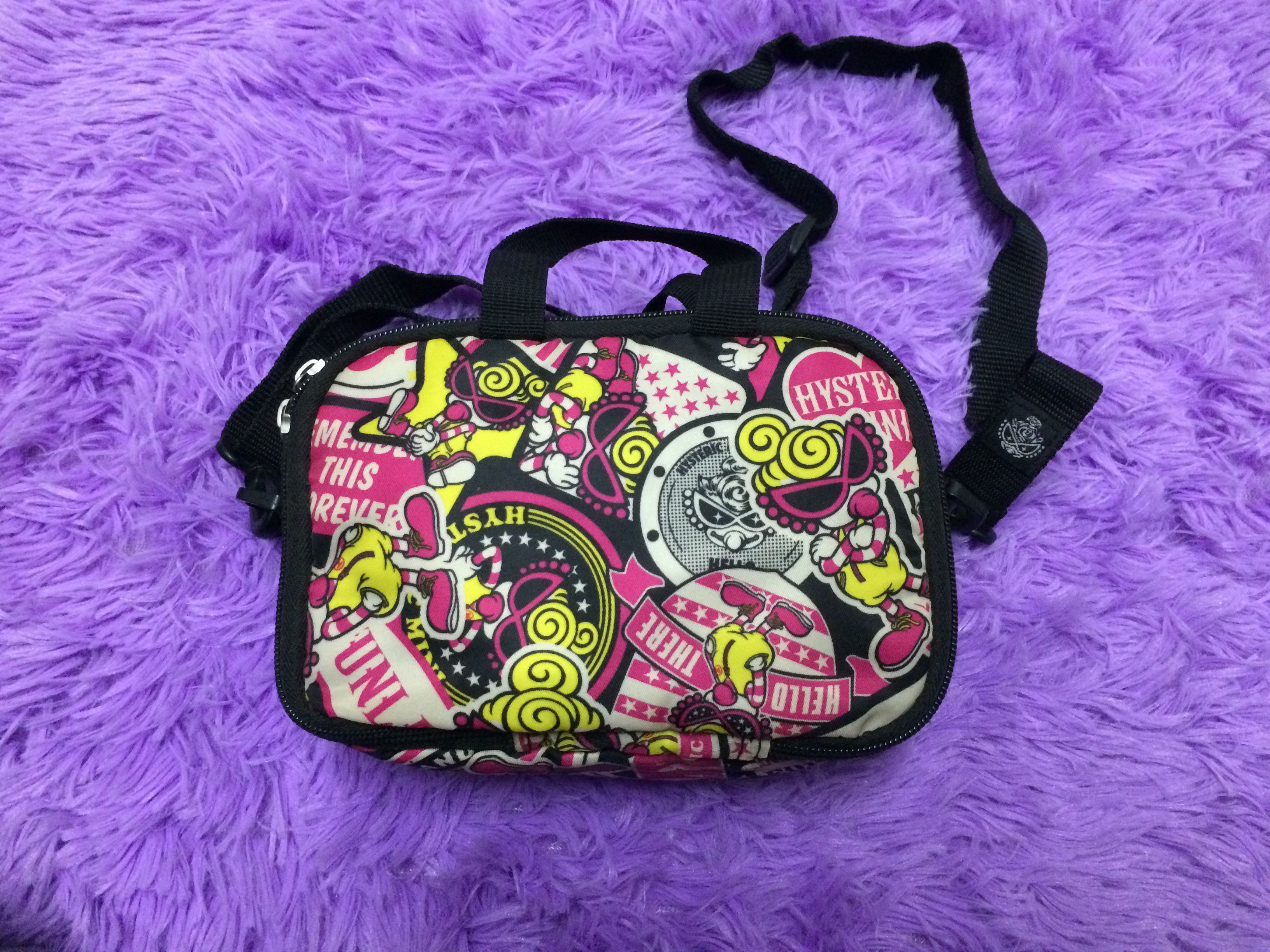 Hysteric Glamour FULLPRINT Mini Crossbody Bag.