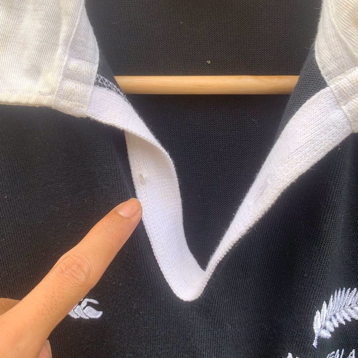🔥BEST OFFER🔥Vtg Canterbury New Zealand All Black Polo Shirts