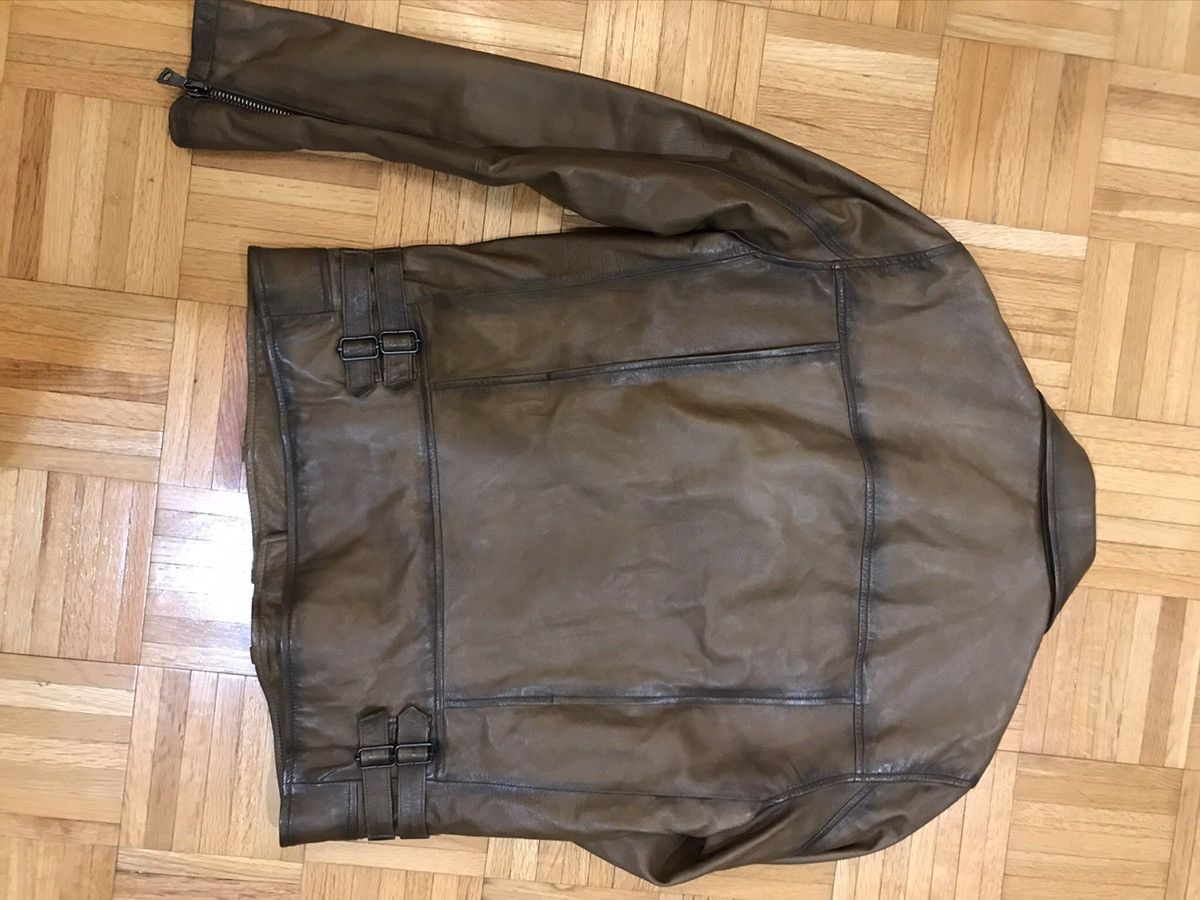John Varvatos Asymmetrical leather biker jacket Size US M / EU 48-50 / 2 - 4 Thumbnail