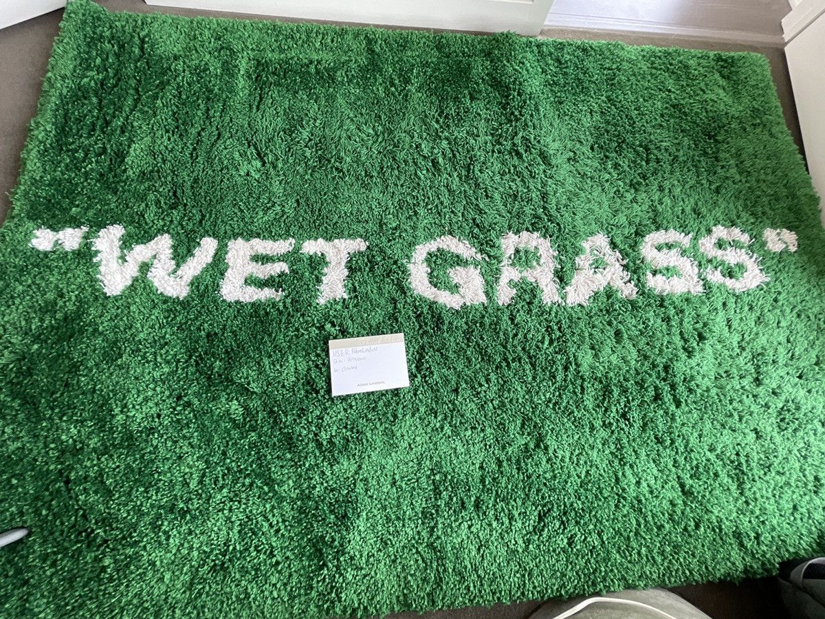 Ikea × Virgil Abloh Virgil Abloh x Ikea Markerad “Wet Grass” Rug 195cm ...