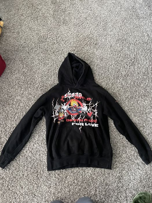 Juice wrld death race for sale love hoodie