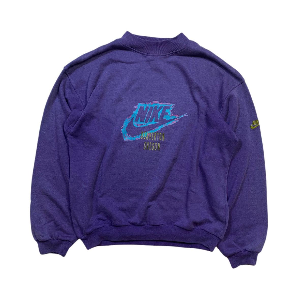 Nike Vintage Purple Nike Crewneck Big logo