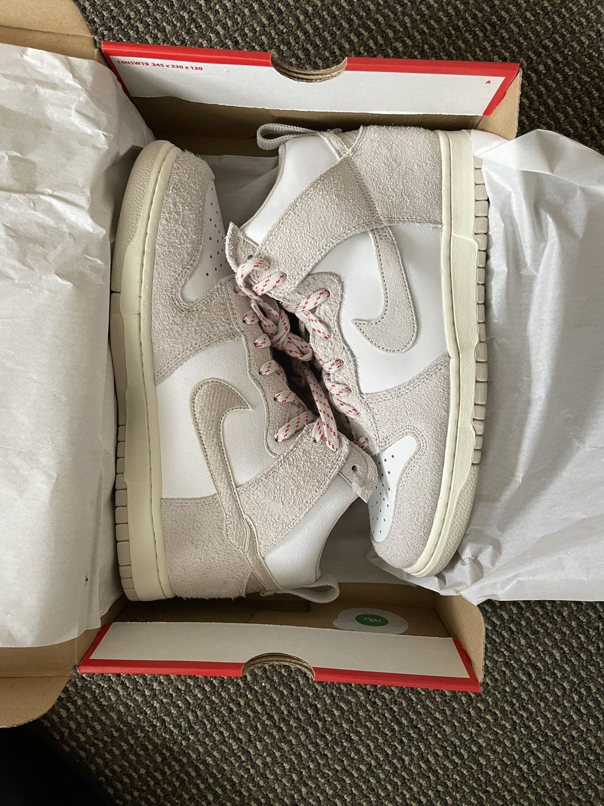 Nike LastDropNotre X Nike Dunk High Light Orewood Brown Size 10.5 Size US 10.5 / EU 43-44 - 3 Thumbnail