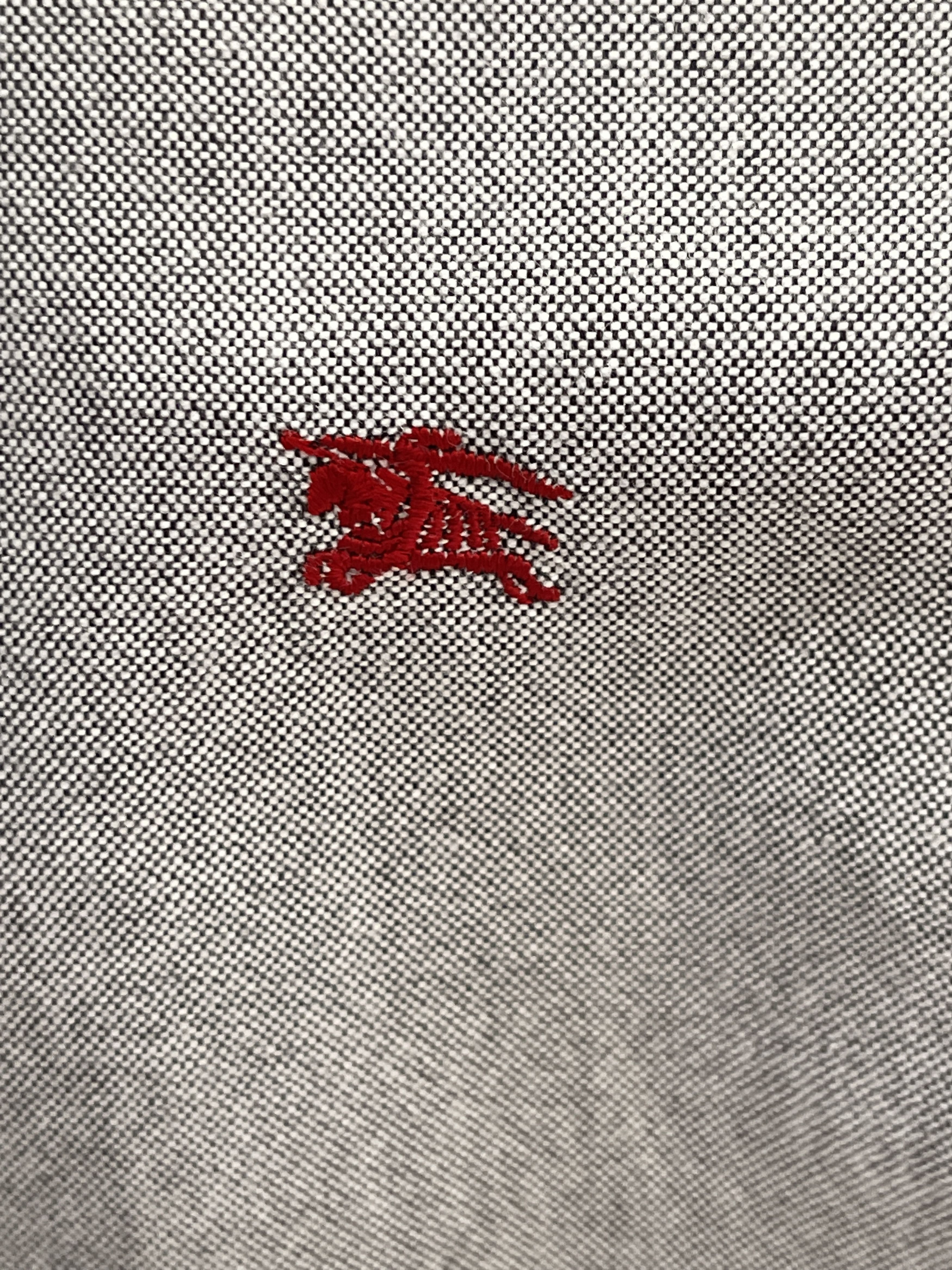 Burberry 🔥 Burberrys shirt burgundy logo size xl Size US XL / EU 56 / 4 - 6 Thumbnail