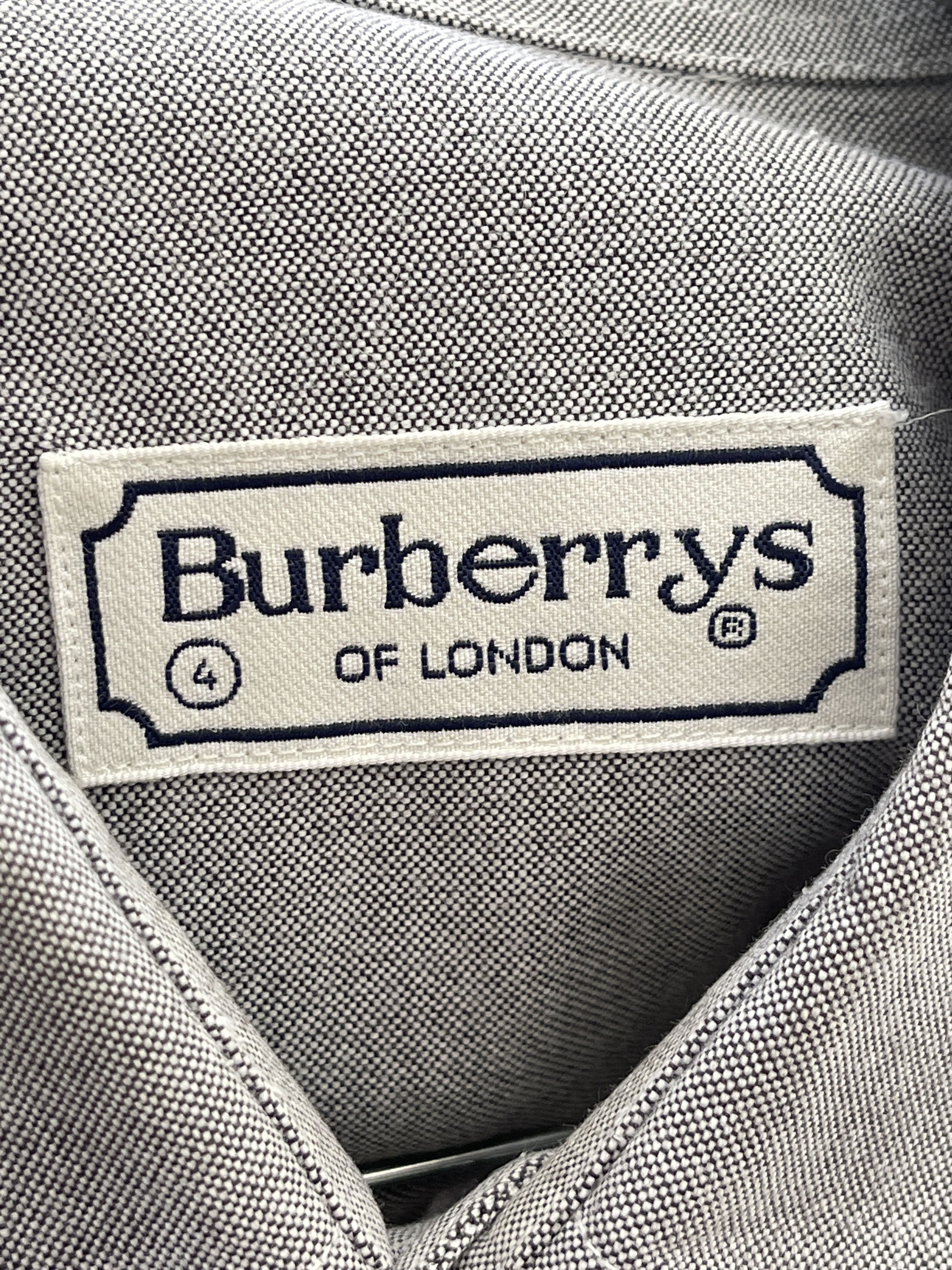 Burberry 🔥 Burberrys shirt burgundy logo size xl Size US XL / EU 56 / 4 - 7 Thumbnail