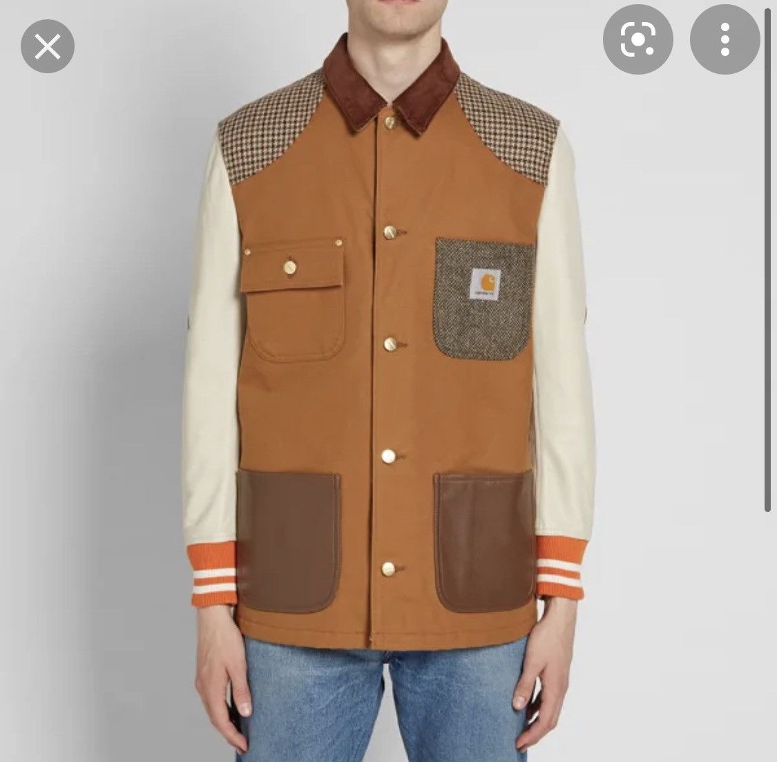 Carhartt × Comme des Garcons × Junya Watanabe Carhartt comme des garçon junya watanabe jacket Size US S / EU 44-46 / 1 - 2 Thumbnail