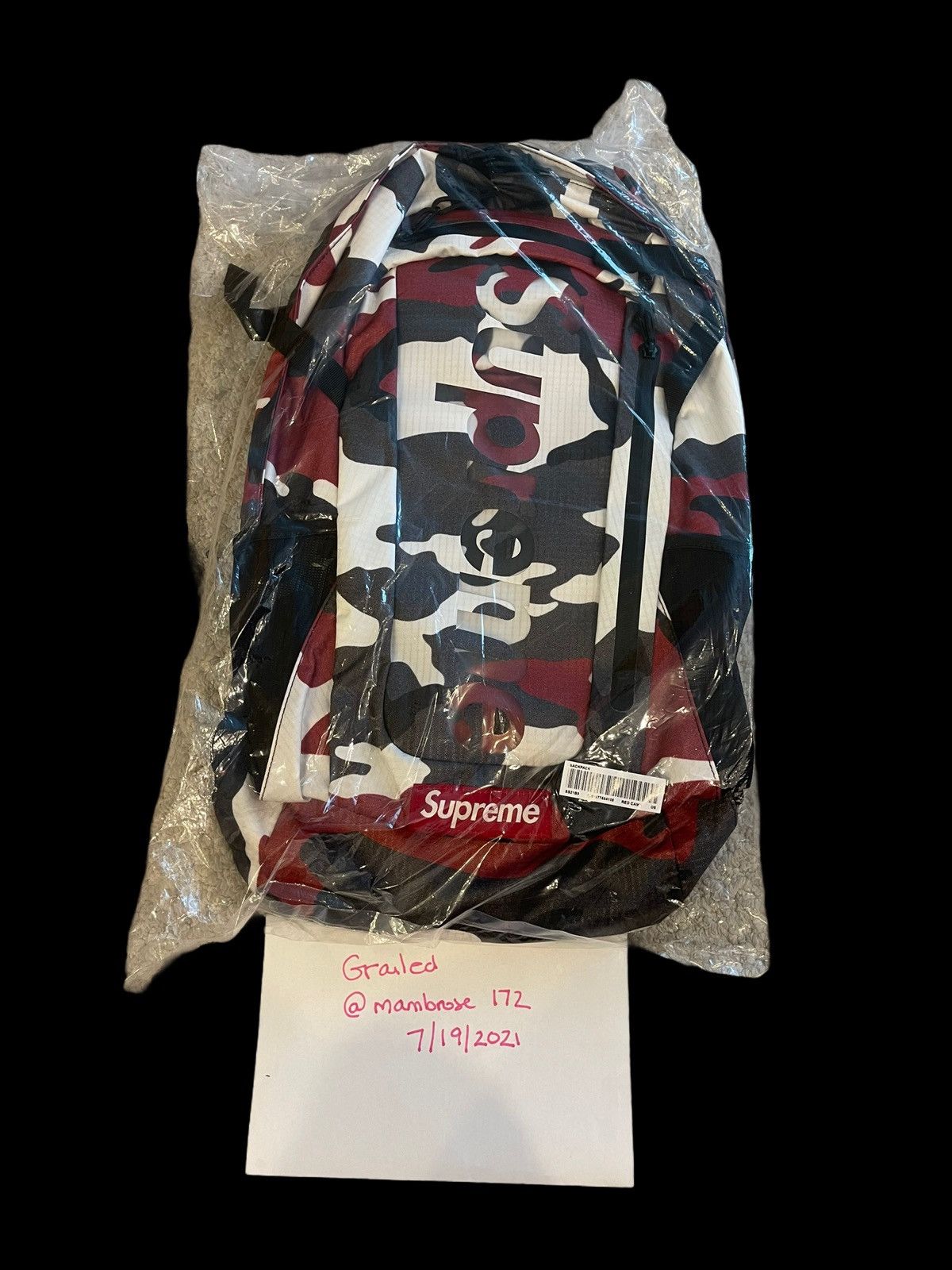 Supreme backpack 2021 best sale