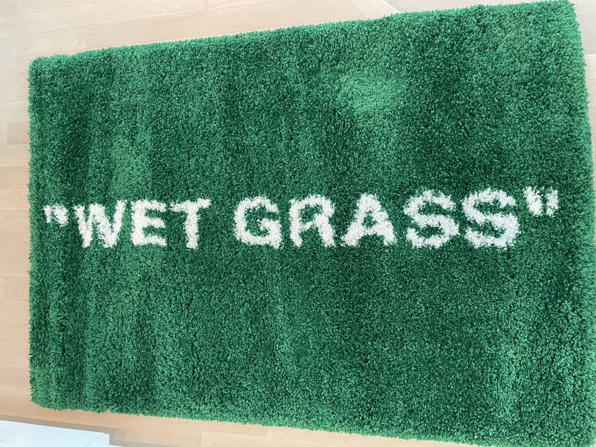 Ikea × Virgil Abloh Virgil Abloh x Ikea Markerad “Wet Grass” Rug 195cm ...
