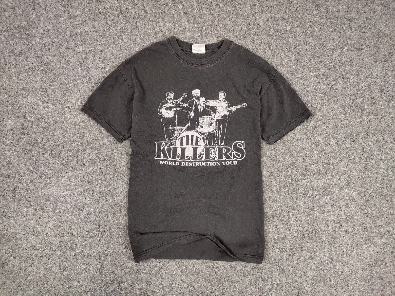 Band Tees Vintage The Killers World Destruction Tour Faded t shirt Size US L / EU 52-54 / 3 - 1 Thumbnail