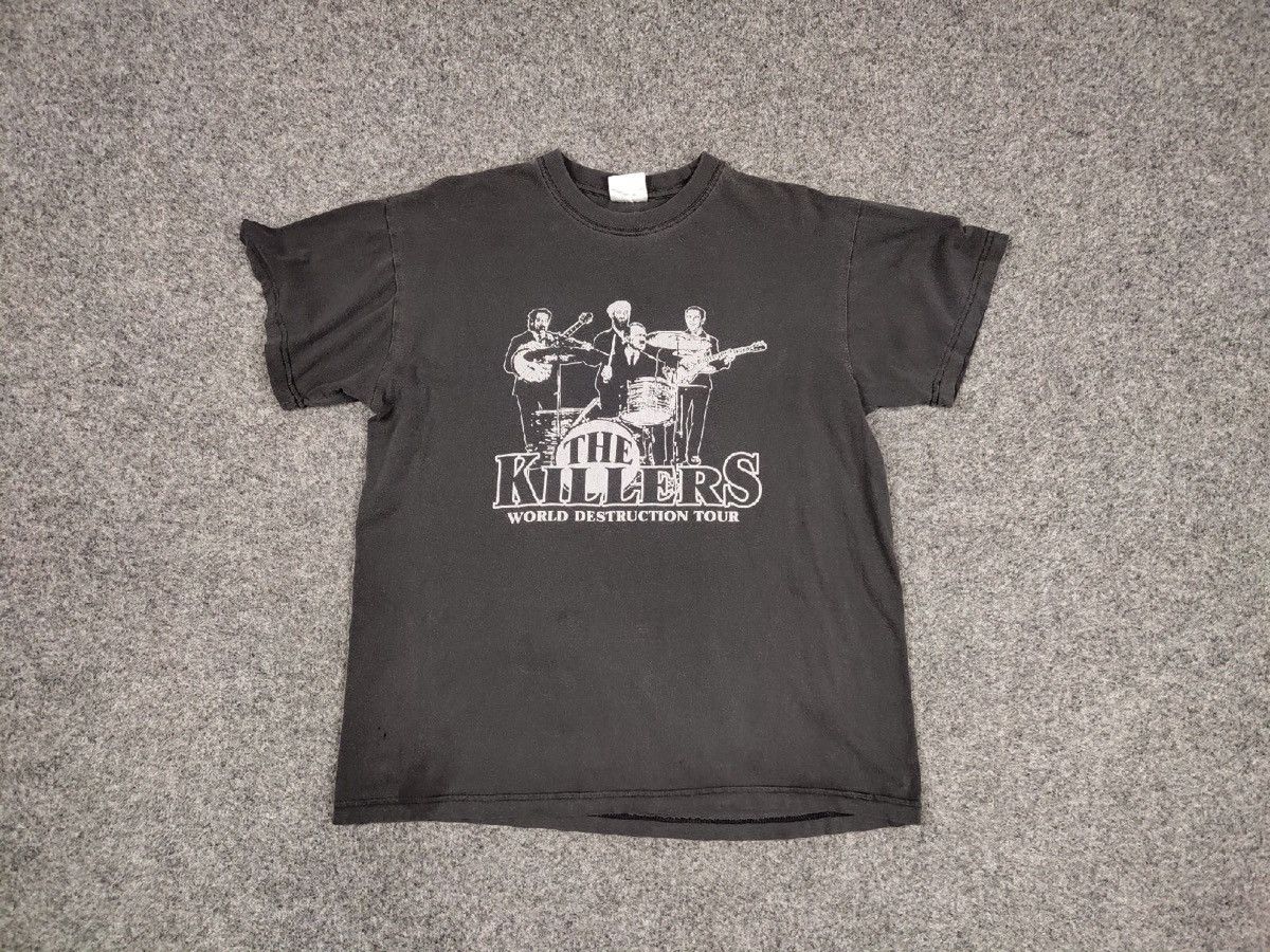 Band Tees Vintage The Killers World Destruction Tour Faded t shirt Size US L / EU 52-54 / 3 - 13 Thumbnail