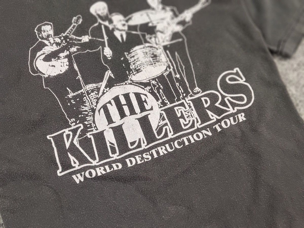 Band Tees Vintage The Killers World Destruction Tour Faded t shirt Size US L / EU 52-54 / 3 - 9 Thumbnail