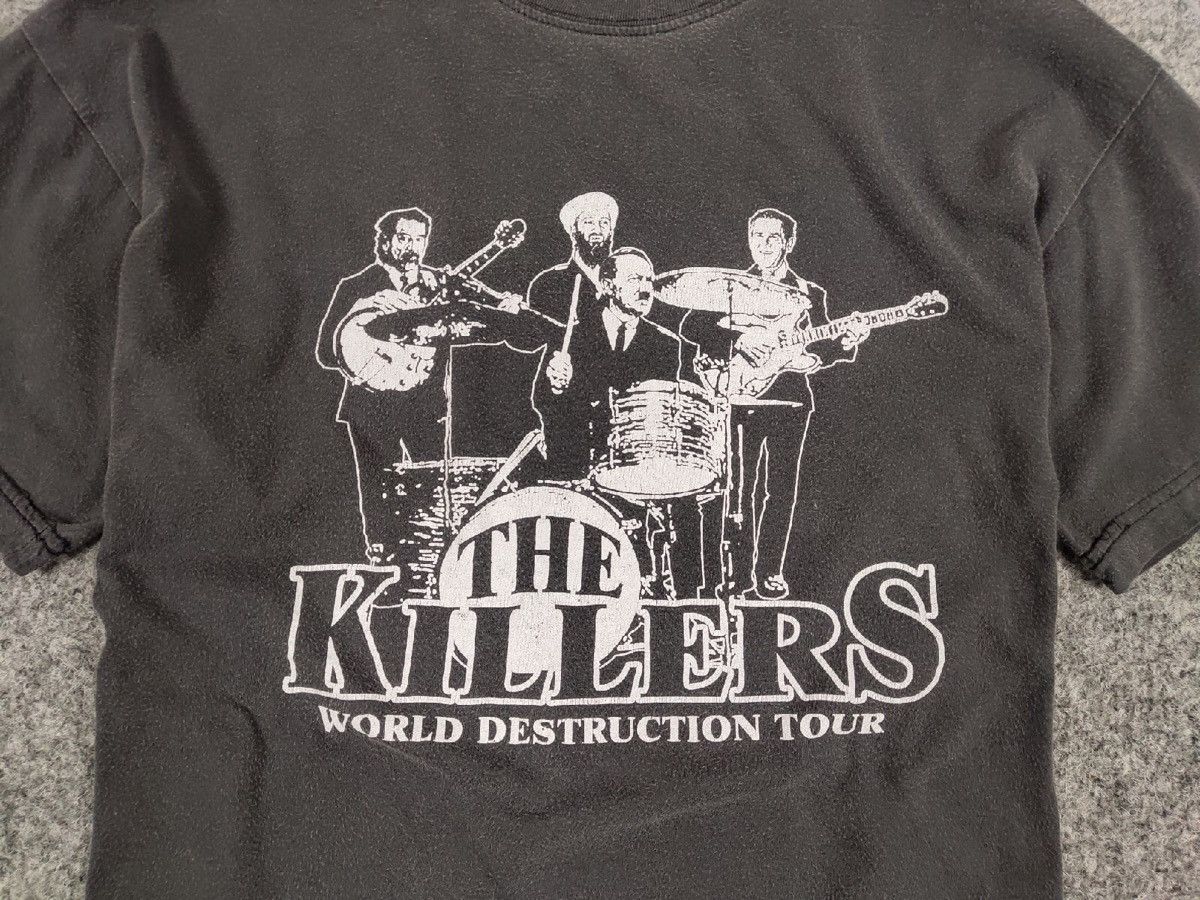 Band Tees Vintage The Killers World Destruction Tour Faded t shirt Size US L / EU 52-54 / 3 - 6 Thumbnail