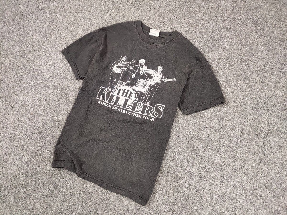 Band Tees Vintage The Killers World Destruction Tour Faded t shirt Size US L / EU 52-54 / 3 - 3 Thumbnail