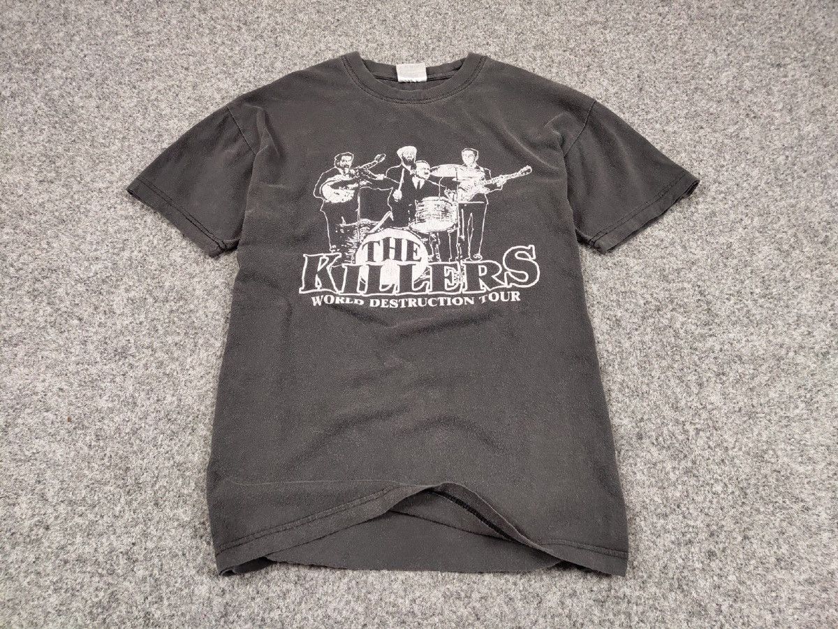 Band Tees Vintage The Killers World Destruction Tour Faded t shirt Size US L / EU 52-54 / 3 - 2 Thumbnail
