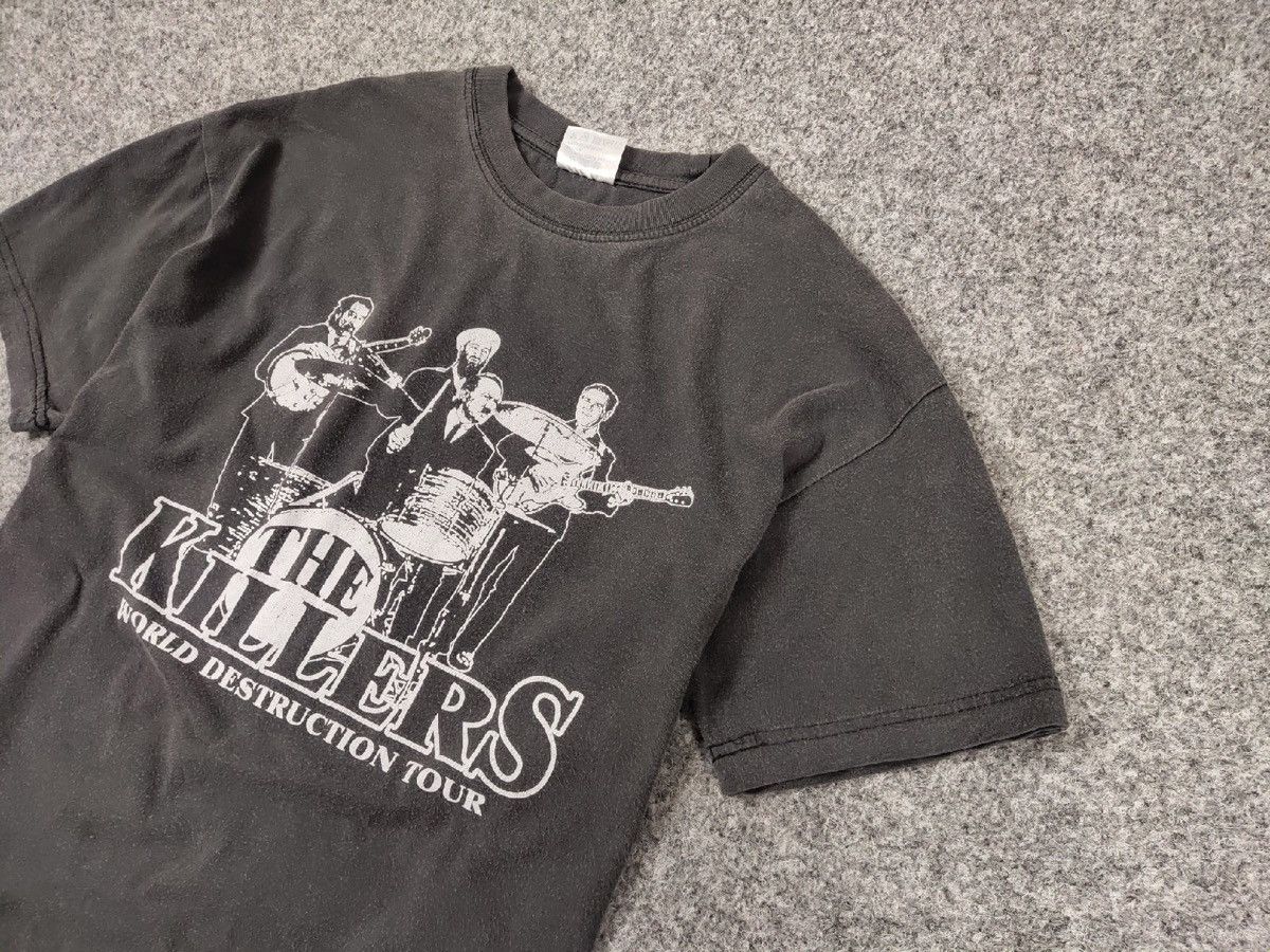 Band Tees Vintage The Killers World Destruction Tour Faded t shirt Size US L / EU 52-54 / 3 - 4 Thumbnail