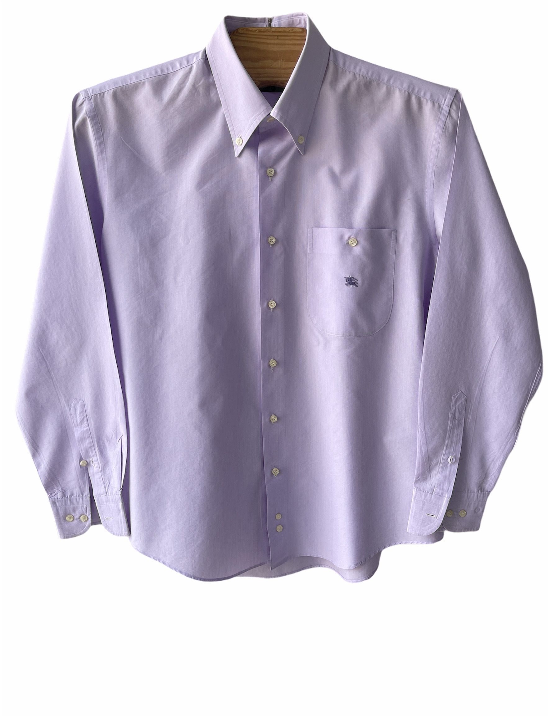 Burberry 🔥 Burberry purple shirt size L Size US L / EU 52-54 / 3 - 1 Thumbnail