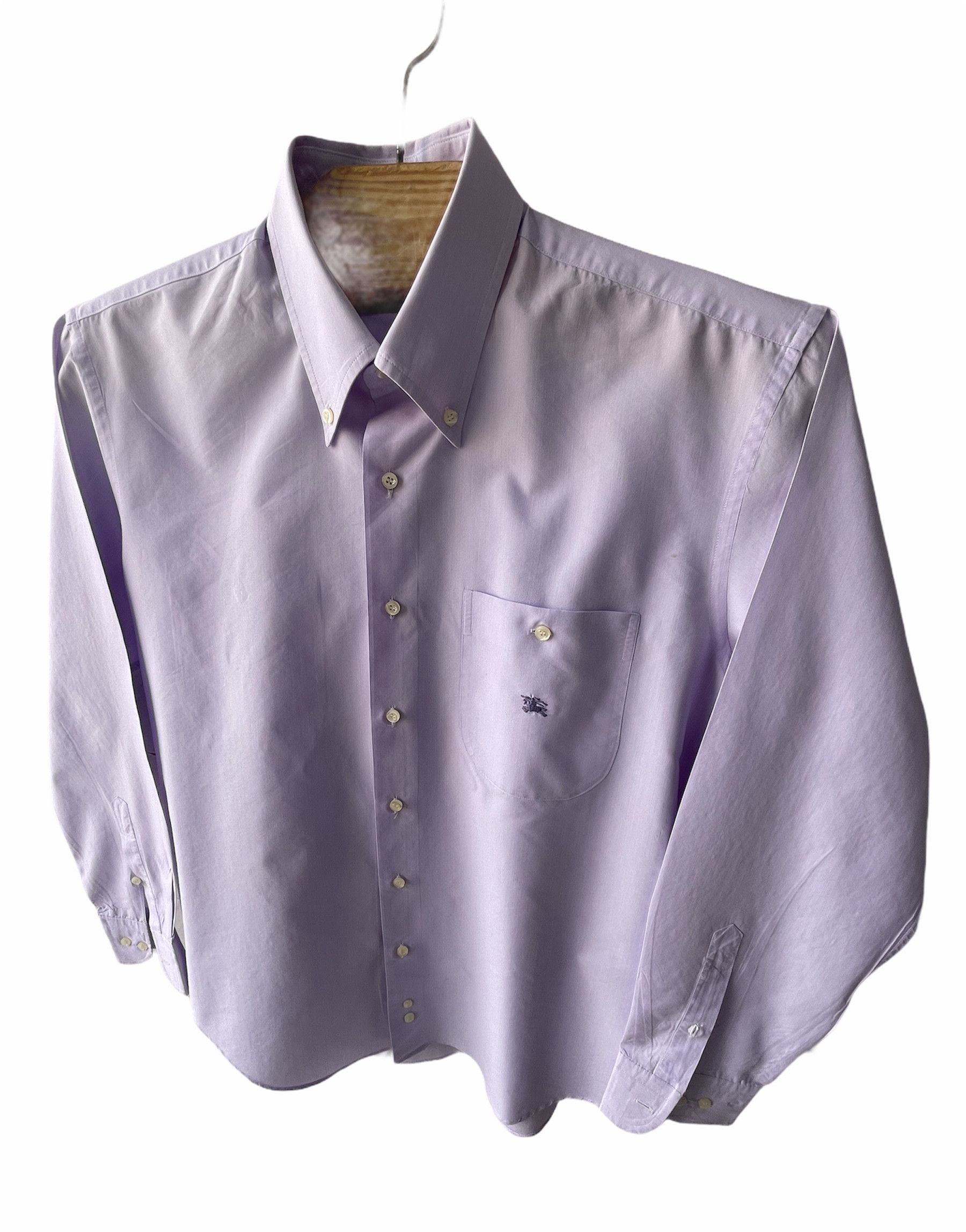 Burberry 🔥 Burberry purple shirt size L Size US L / EU 52-54 / 3 - 3 Thumbnail