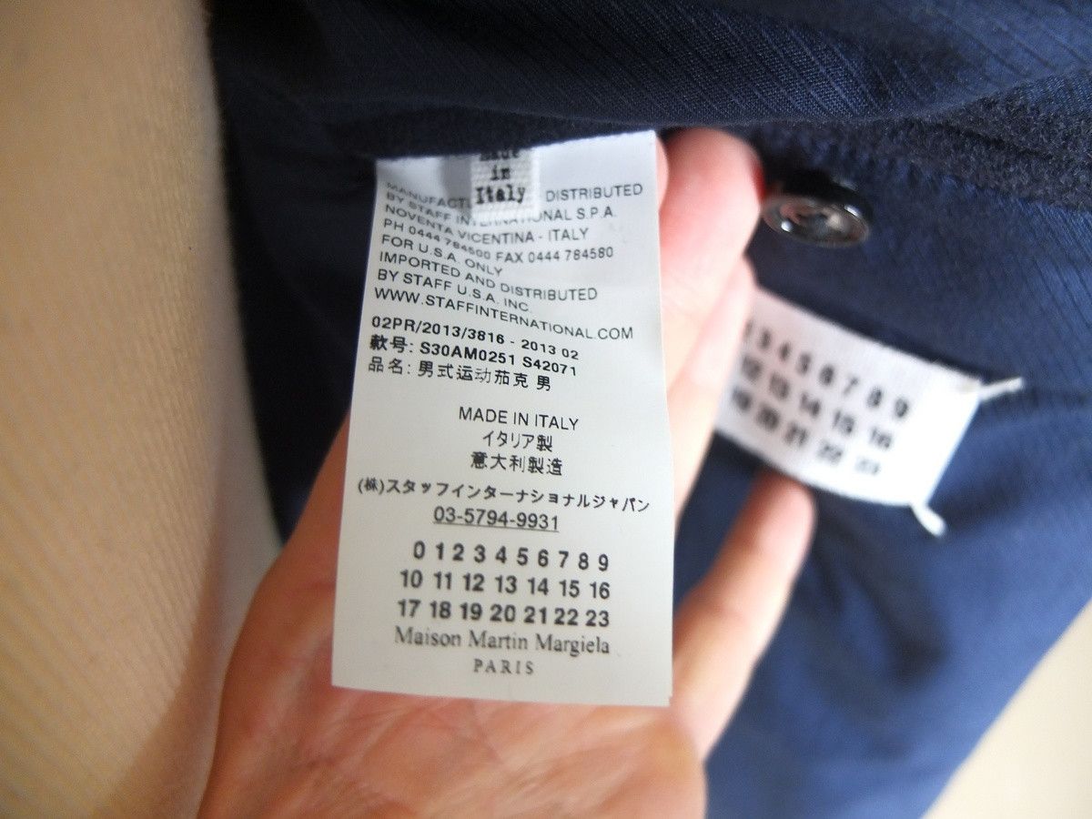 Maison Margiela MARTIN MARGIELA navy double-breasted coat Size US L / EU 52-54 / 3 - 9 Thumbnail
