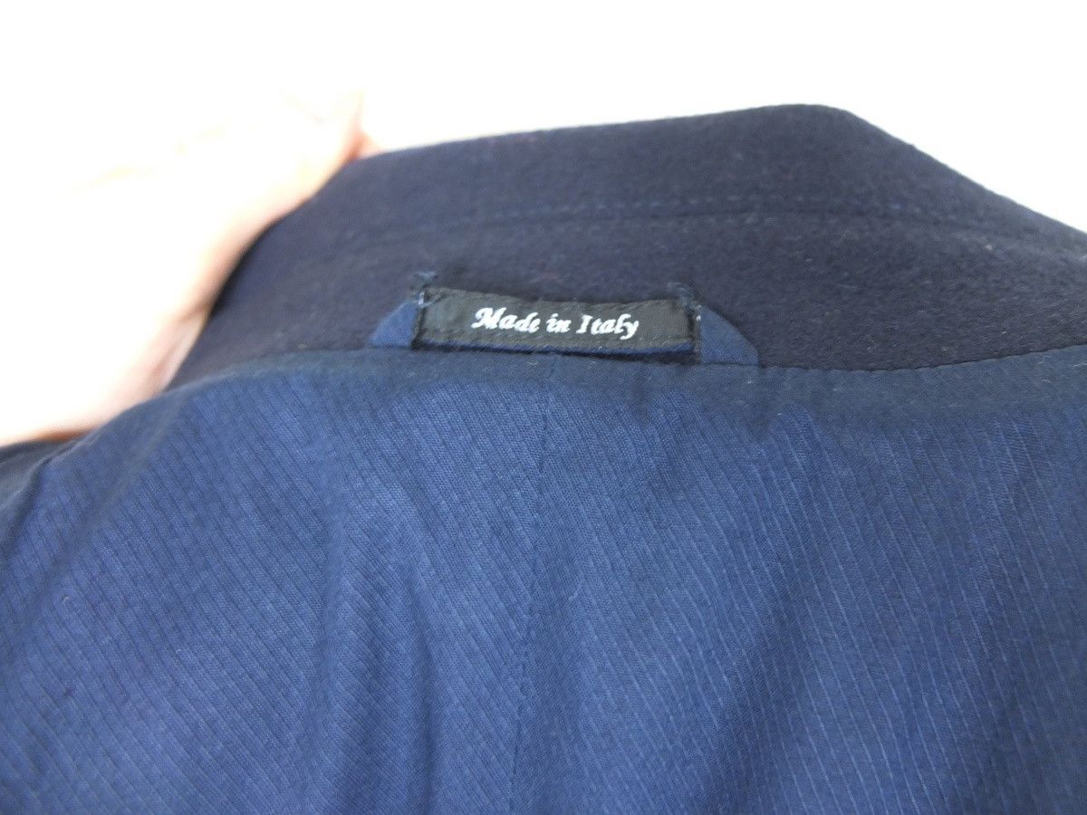 Maison Margiela MARTIN MARGIELA navy double-breasted coat Size US L / EU 52-54 / 3 - 6 Thumbnail