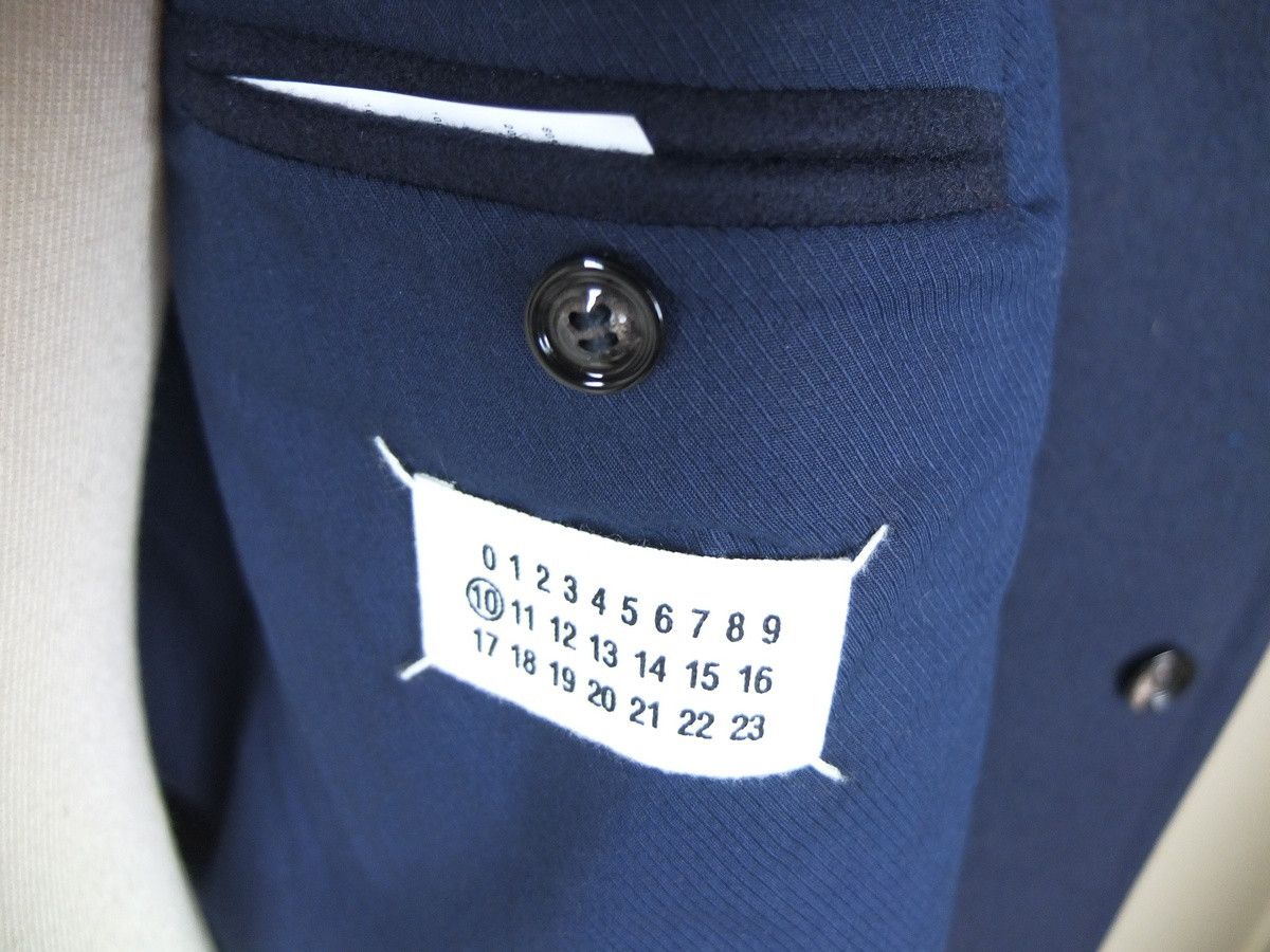 Maison Margiela MARTIN MARGIELA navy double-breasted coat Size US L / EU 52-54 / 3 - 8 Thumbnail