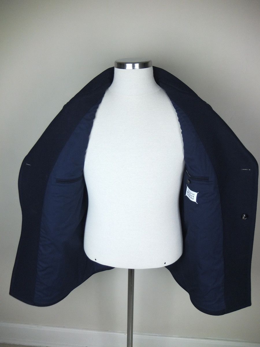 Maison Margiela MARTIN MARGIELA navy double-breasted coat Size US L / EU 52-54 / 3 - 5 Thumbnail