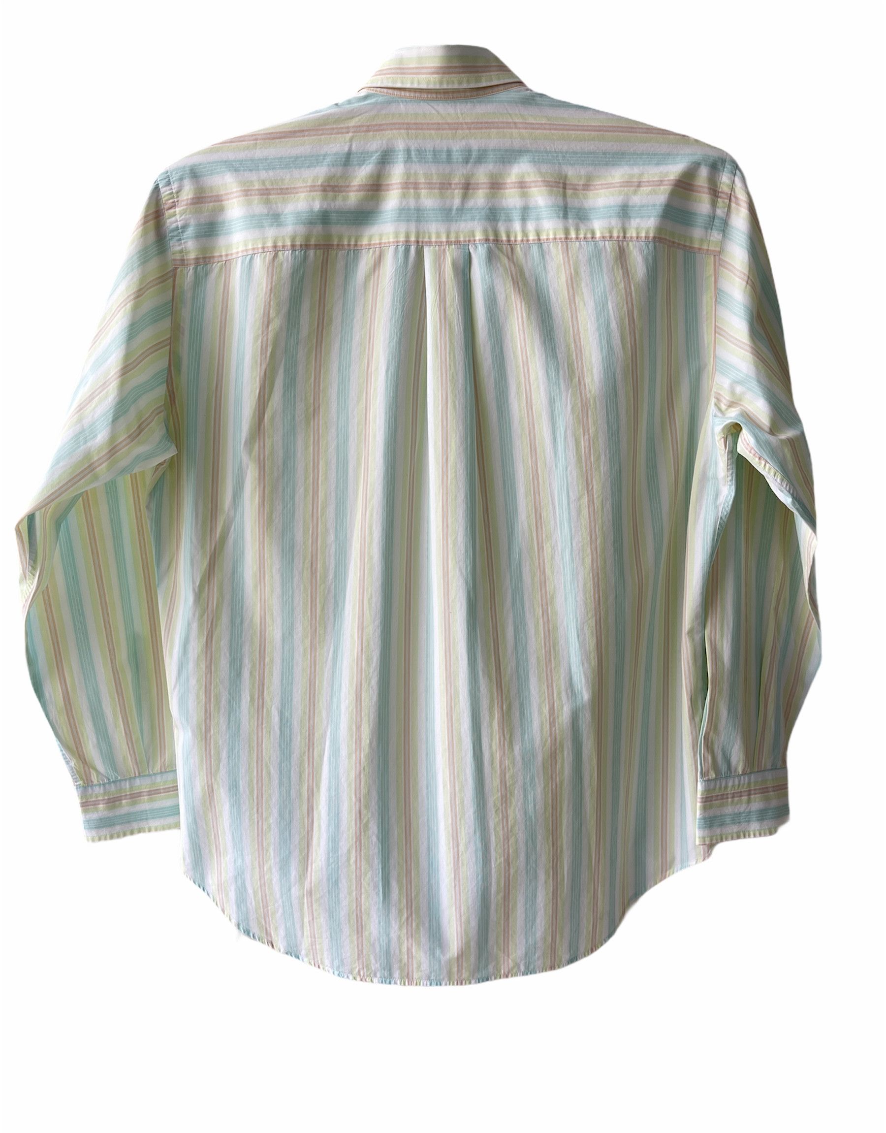 Burberry Burberry rainbow striped shirt summer size L short sleeve Size US L / EU 52-54 / 3 - 3 Thumbnail