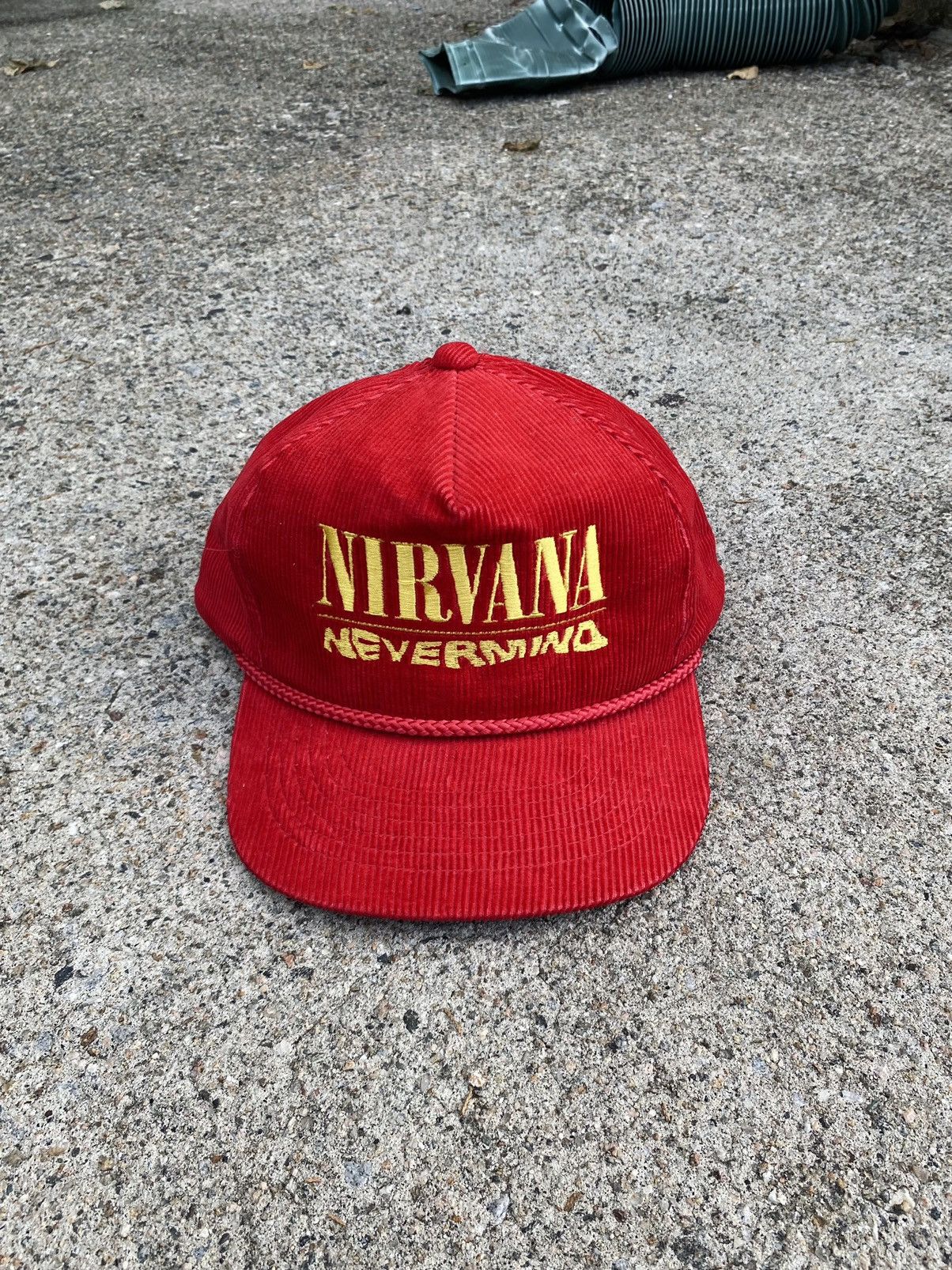 Vintage Vintage 90s Nirvana Nevermind Corduroy Hat | Grailed