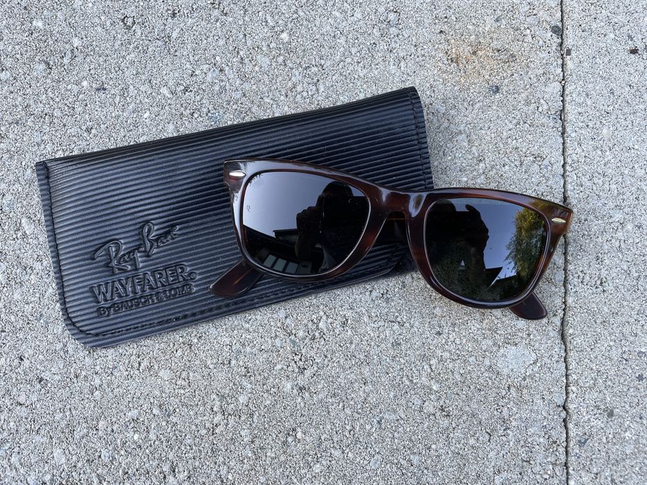 RayBan Vintage Classic 1980s Ray-Ban Wayfarer Sunglasses | Grailed