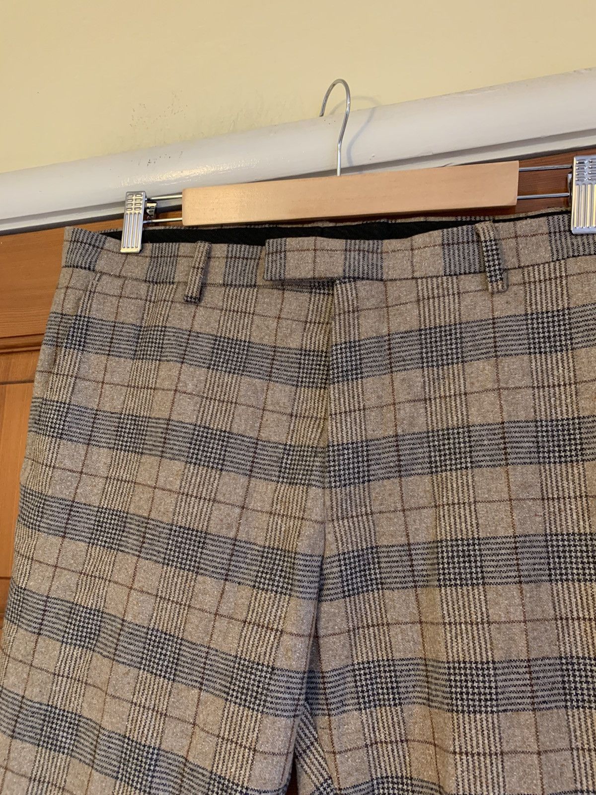 Designer *RARE* Twisted Tailor Wool Tapered Pants - 34 S Size 34S - 3 Thumbnail