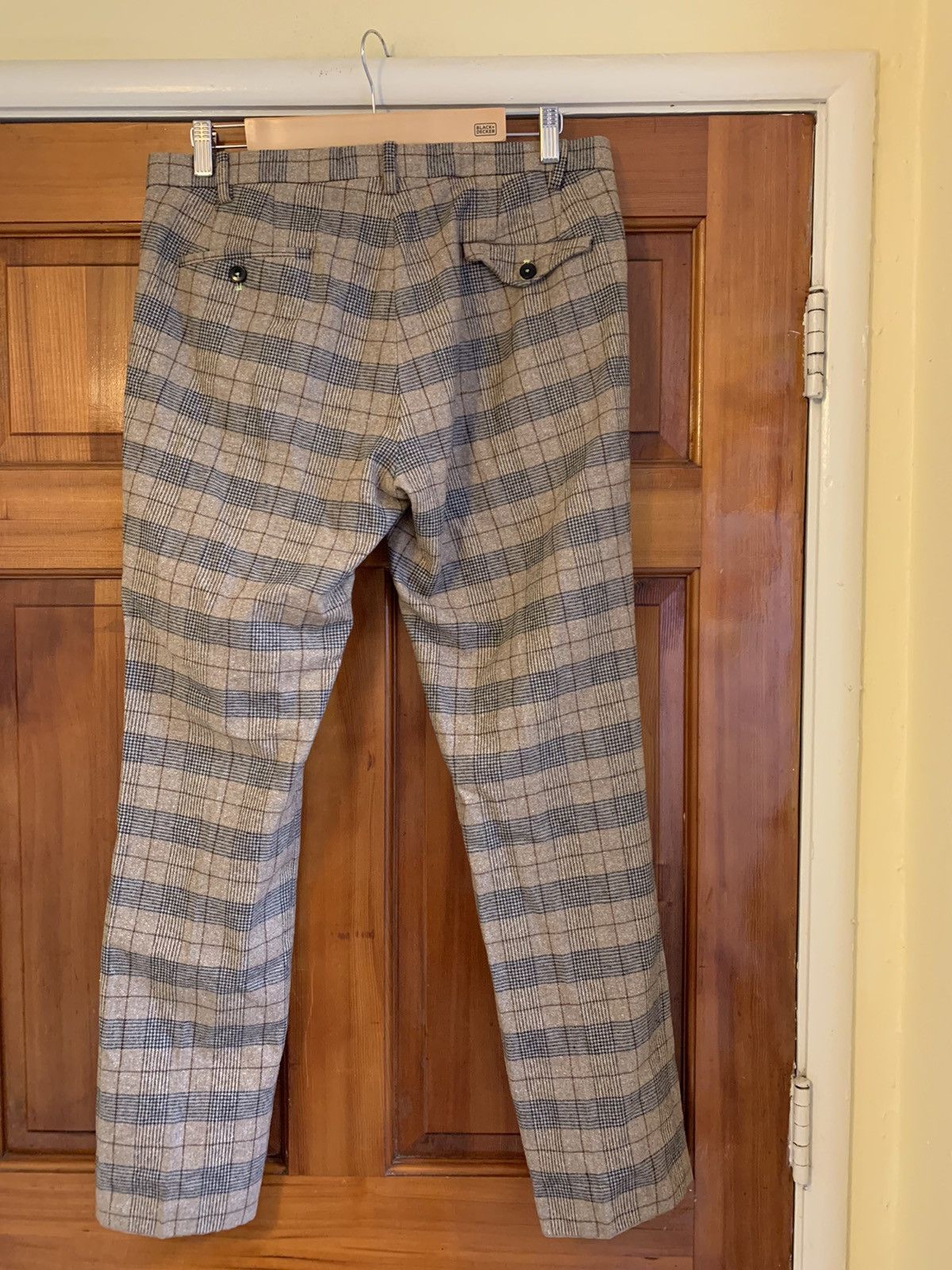 Designer *RARE* Twisted Tailor Wool Tapered Pants - 34 S Size 34S - 2 Thumbnail