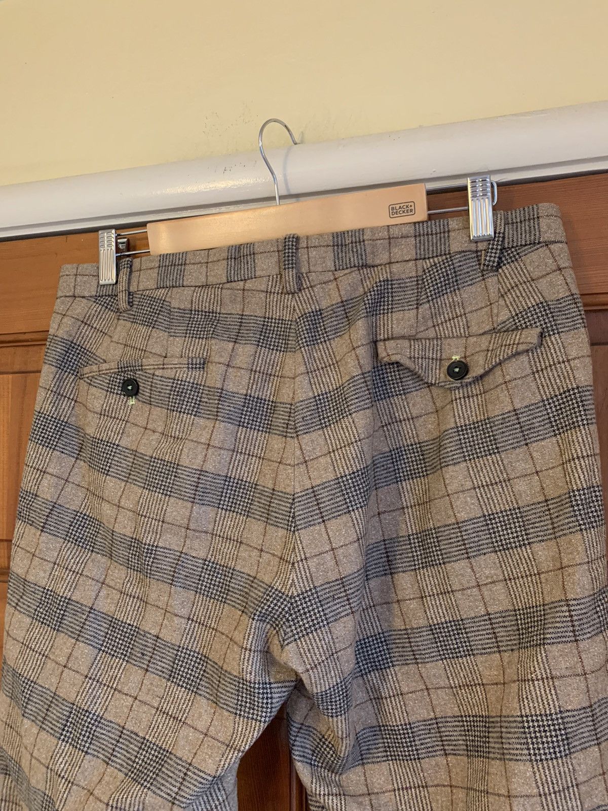 Designer *RARE* Twisted Tailor Wool Tapered Pants - 34 S Size 34S - 5 Thumbnail