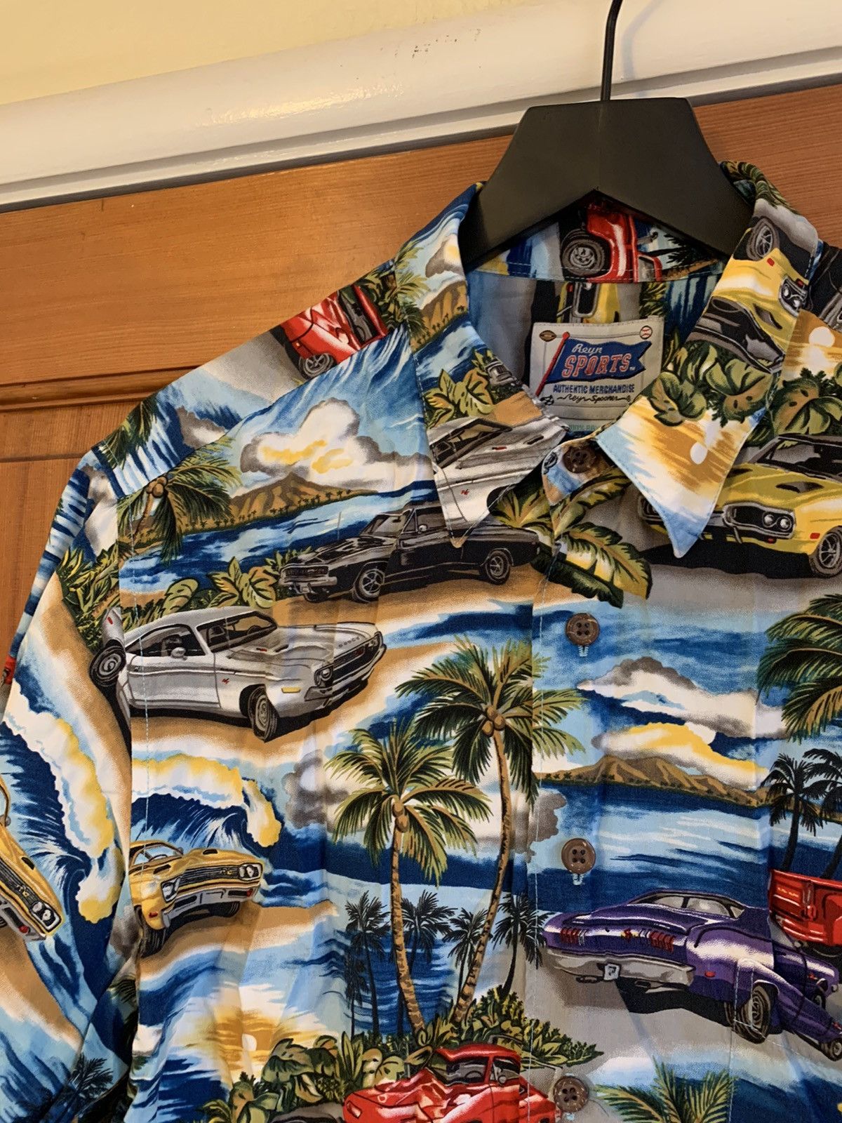 Reyn Spooner × Vintage *RARE* Vintage Reyn Spooner Dodge Hawaiian Paradise Shirt L Size US L / EU 52-54 / 3 - 3 Thumbnail