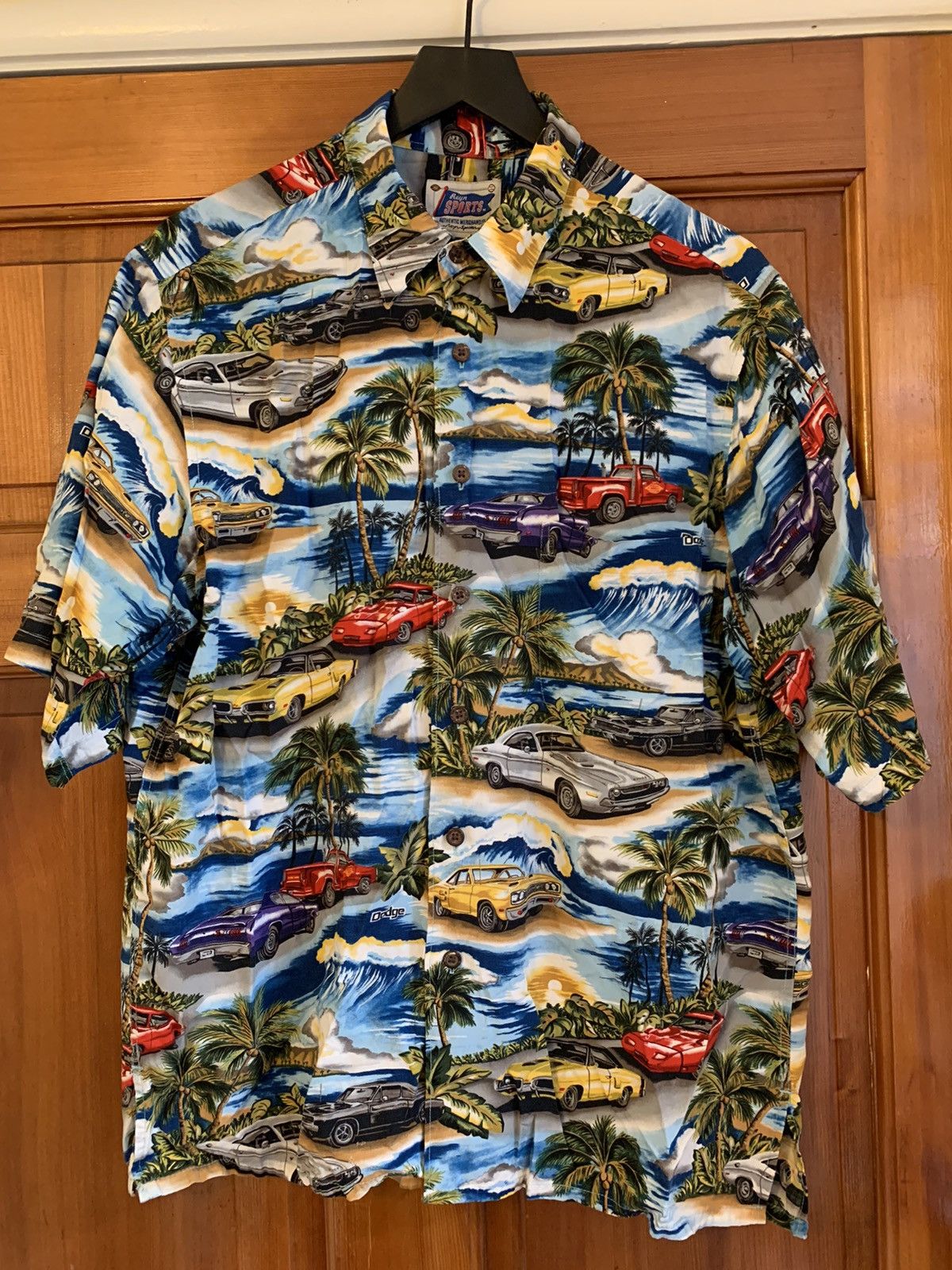 Reyn Spooner × Vintage *RARE* Vintage Reyn Spooner Dodge Hawaiian Paradise Shirt L Size US L / EU 52-54 / 3 - 1 Thumbnail