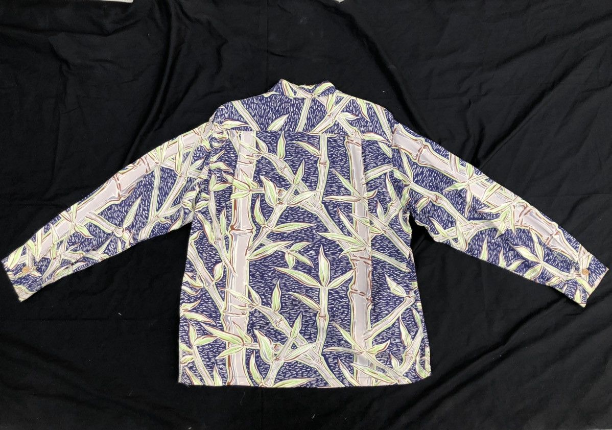 Japanese Brand × Wacko Maria Sun Surf Japan Bamboo Long Sleeve Rayon Hawaiian Shirt Size US M / EU 48-50 / 2 - 2 Thumbnail