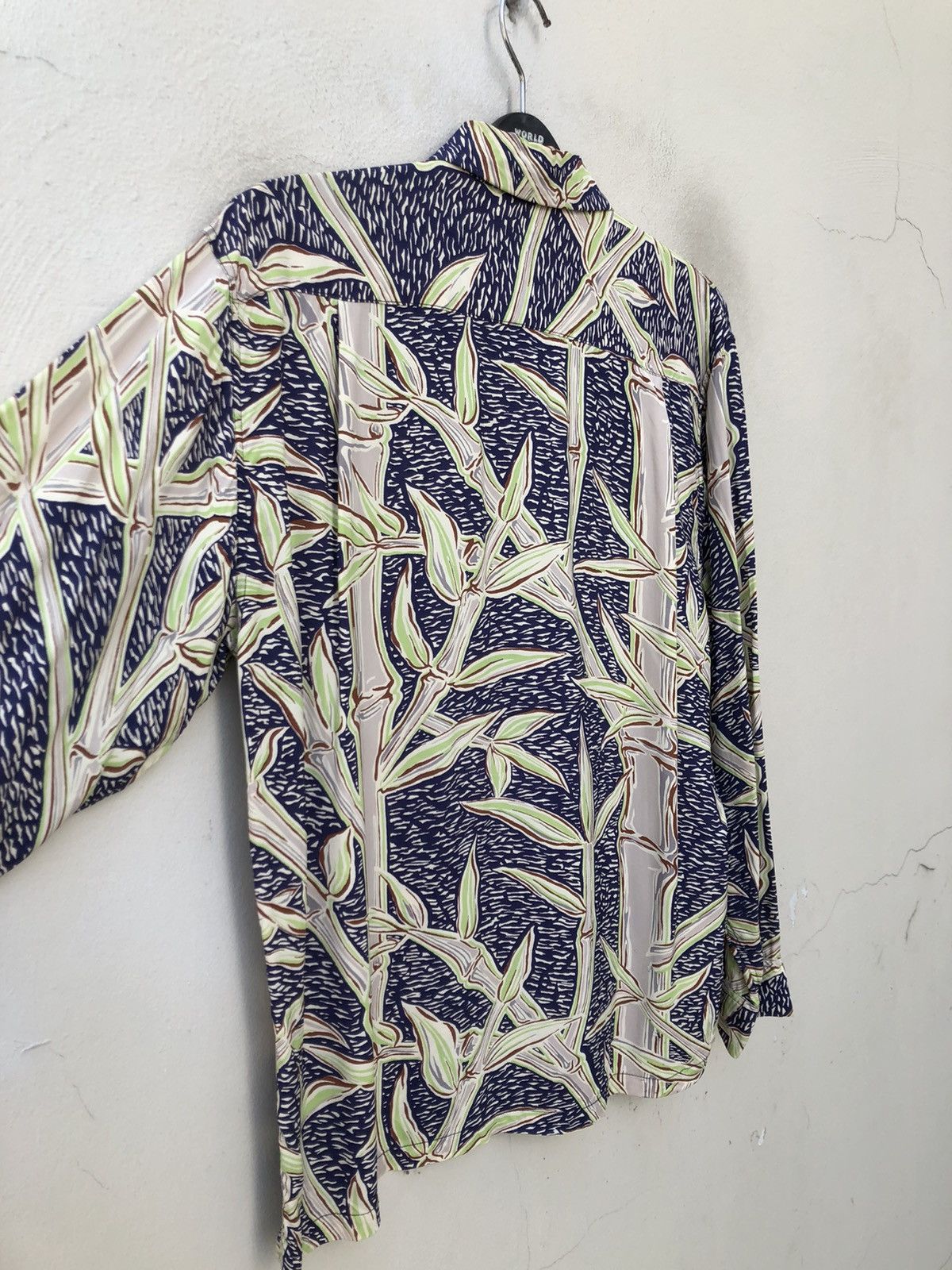 Japanese Brand × Wacko Maria Sun Surf Japan Bamboo Long Sleeve Rayon Hawaiian Shirt Size US M / EU 48-50 / 2 - 18 Thumbnail