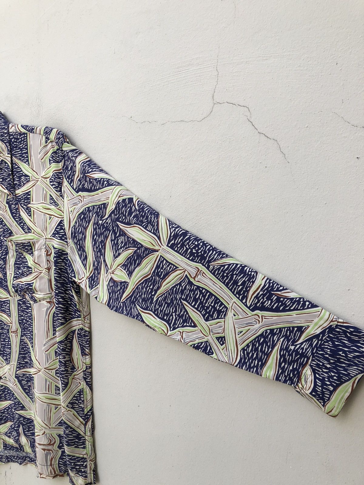 Japanese Brand × Wacko Maria Sun Surf Japan Bamboo Long Sleeve Rayon Hawaiian Shirt Size US M / EU 48-50 / 2 - 9 Thumbnail