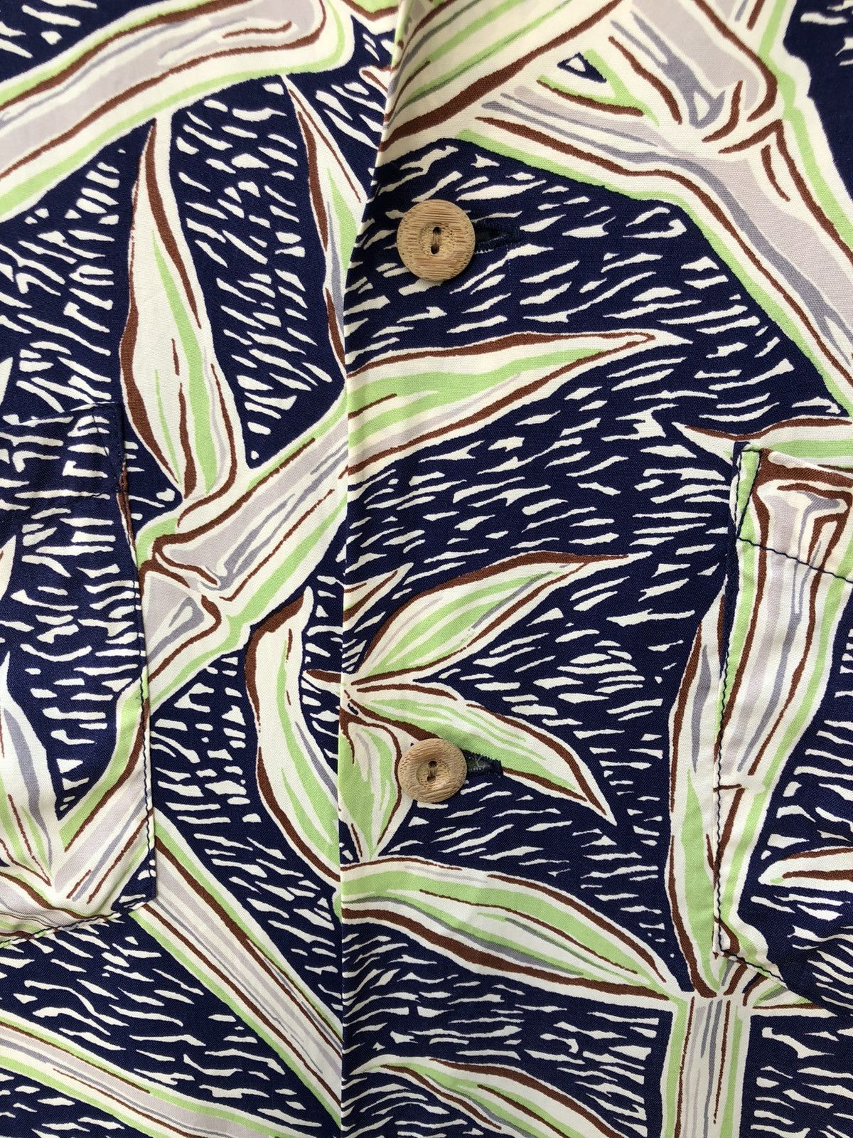 Japanese Brand × Wacko Maria Sun Surf Japan Bamboo Long Sleeve Rayon Hawaiian Shirt Size US M / EU 48-50 / 2 - 8 Thumbnail