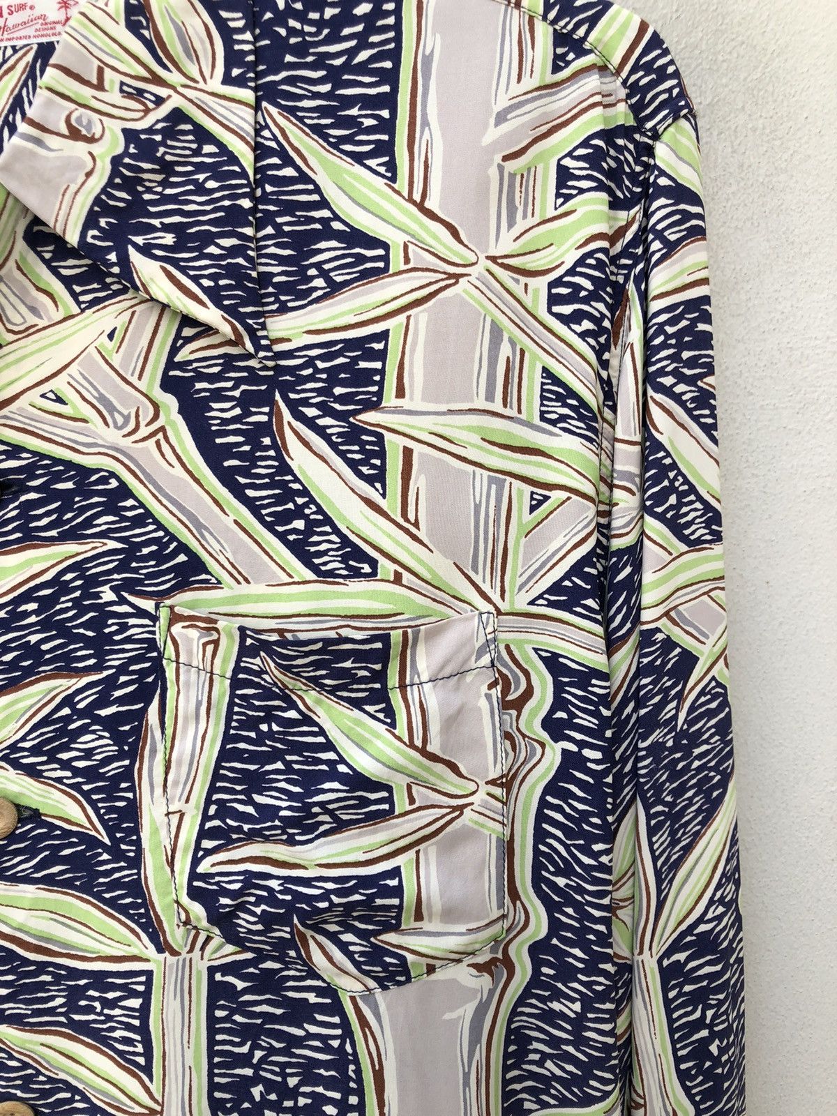 Japanese Brand × Wacko Maria Sun Surf Japan Bamboo Long Sleeve Rayon Hawaiian Shirt Size US M / EU 48-50 / 2 - 7 Thumbnail