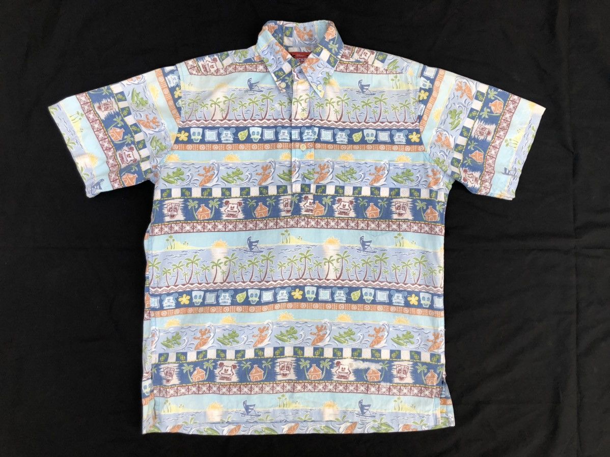 Disney Vintage Reyn Spooner X Disney Mickey Mouse Hawaiian Shirt Size US XS / EU 42 / 0 - 1 Thumbnail