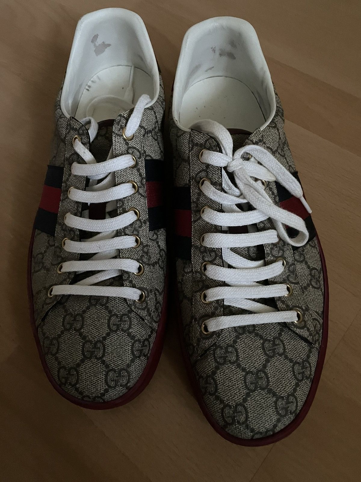Gucci Men's Ace GG Supreme sneaker Size US 11.5 / EU 44-45 - 4 Thumbnail