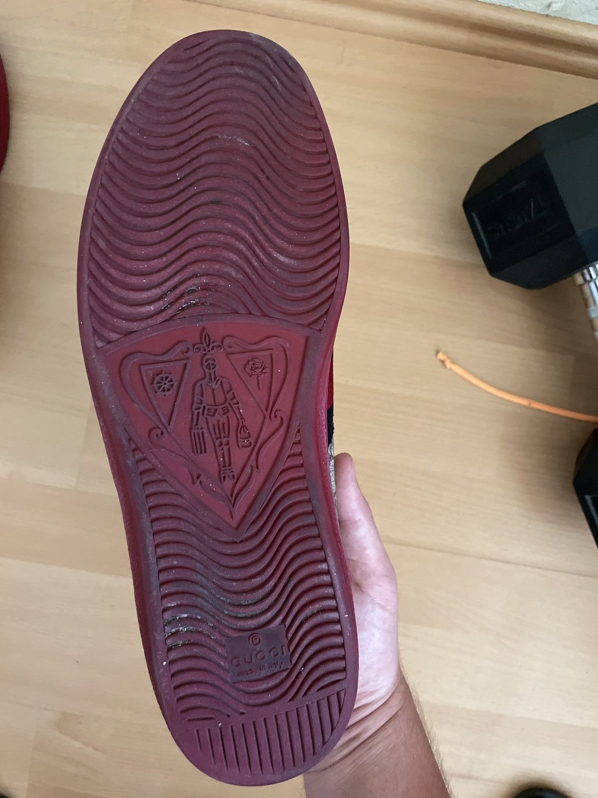 Gucci Men's Ace GG Supreme sneaker Size US 11.5 / EU 44-45 - 6 Thumbnail