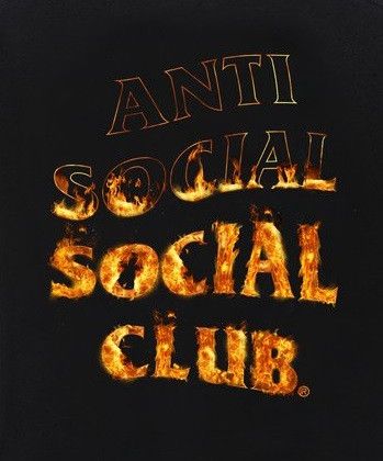 Anti Social Social Club DS ASSC Flame A Fire Inside Black Tee BAPE KITH FTP FOG OOTD Size US M / EU 48-50 / 2 - 2 Thumbnail