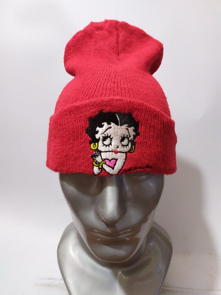 Cartoon Network Embroidery Betty Boop beanie Nice design print Size ONE SIZE - 1 Thumbnail