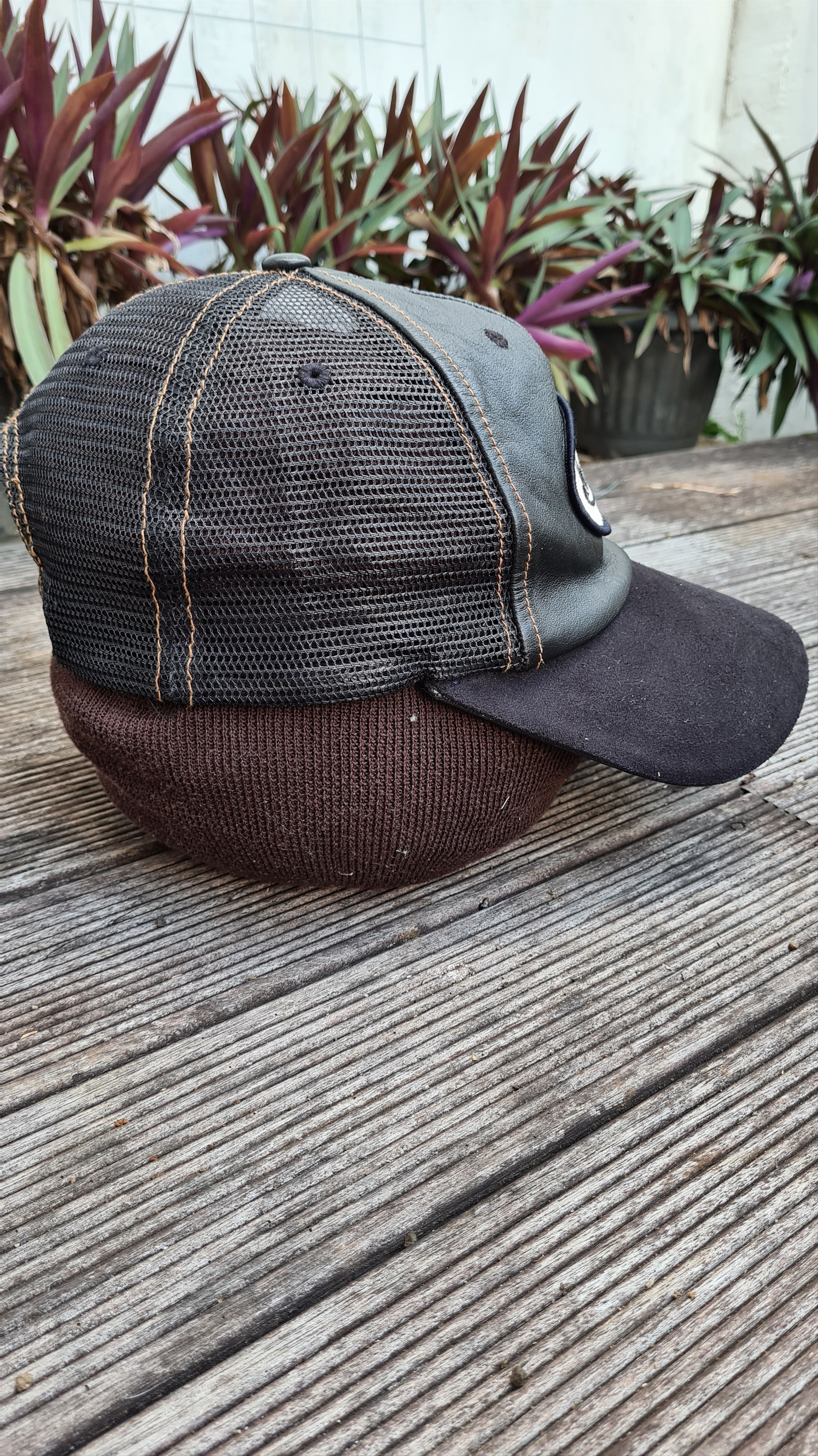 Vintage × Von Dutch Suede Von Dutch Trucker Hat Size ONE SIZE - 5 Thumbnail