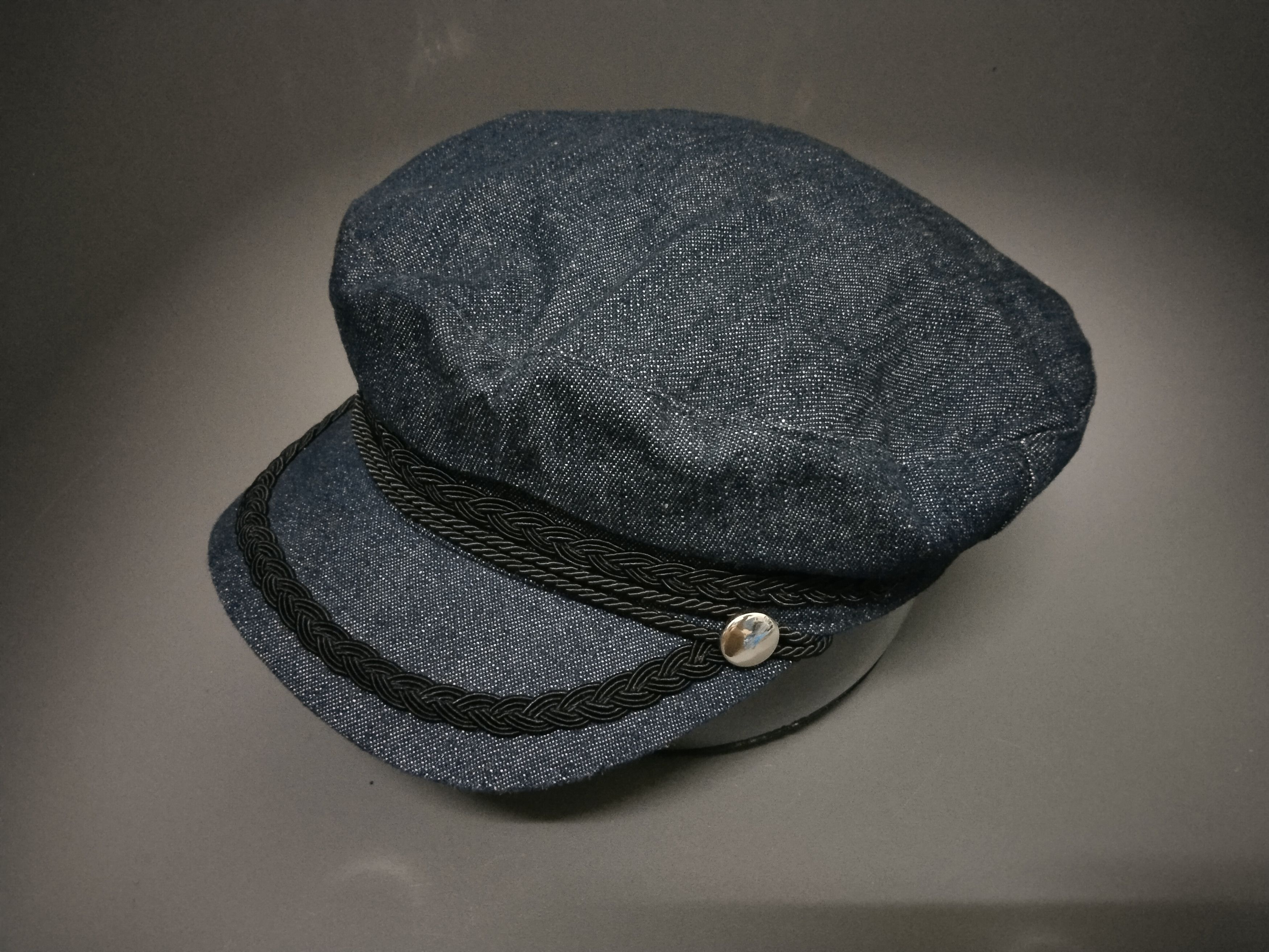 Japanese Brand VINTAGE DESIGN BROWNY DENIM FIDDLER HAT Size ONE SIZE - 3 Thumbnail